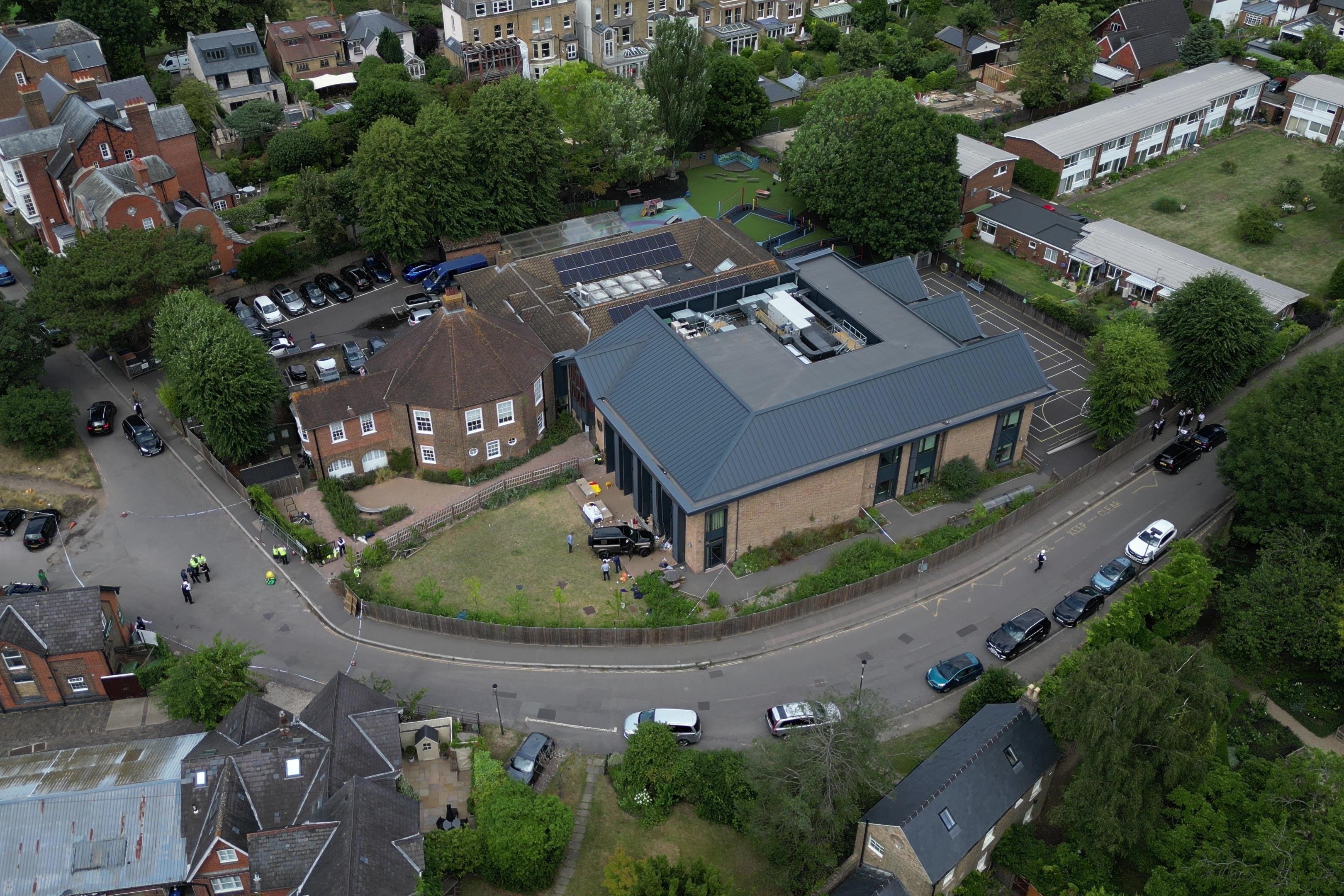 The driver of a car that crashed into a school in Wimbledon killing two eight-year-old girls will face no criminal charges (PA)