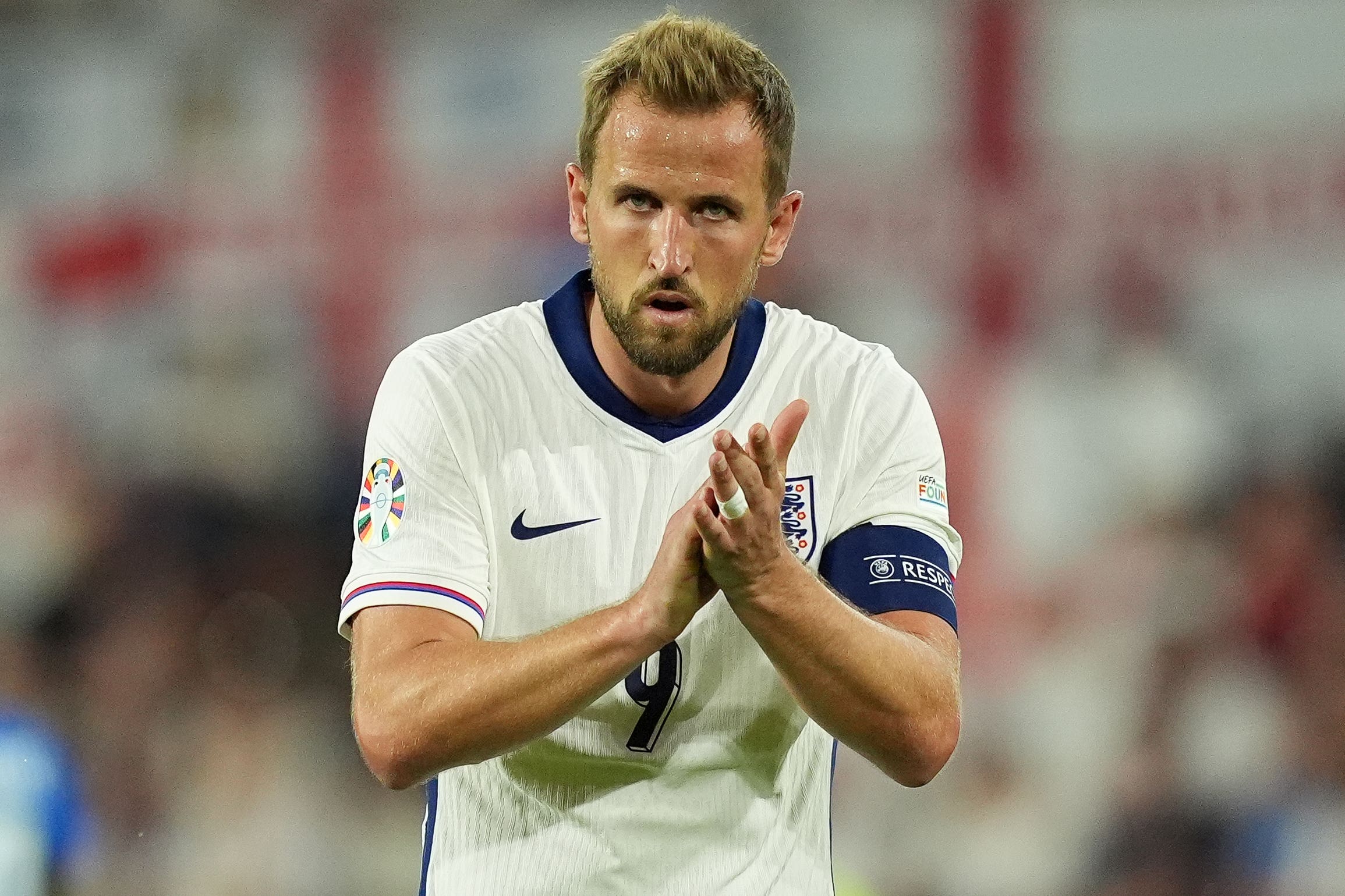 Harry Kane is confident England will step it up in the knockout stages (Martin Rickett/PA)