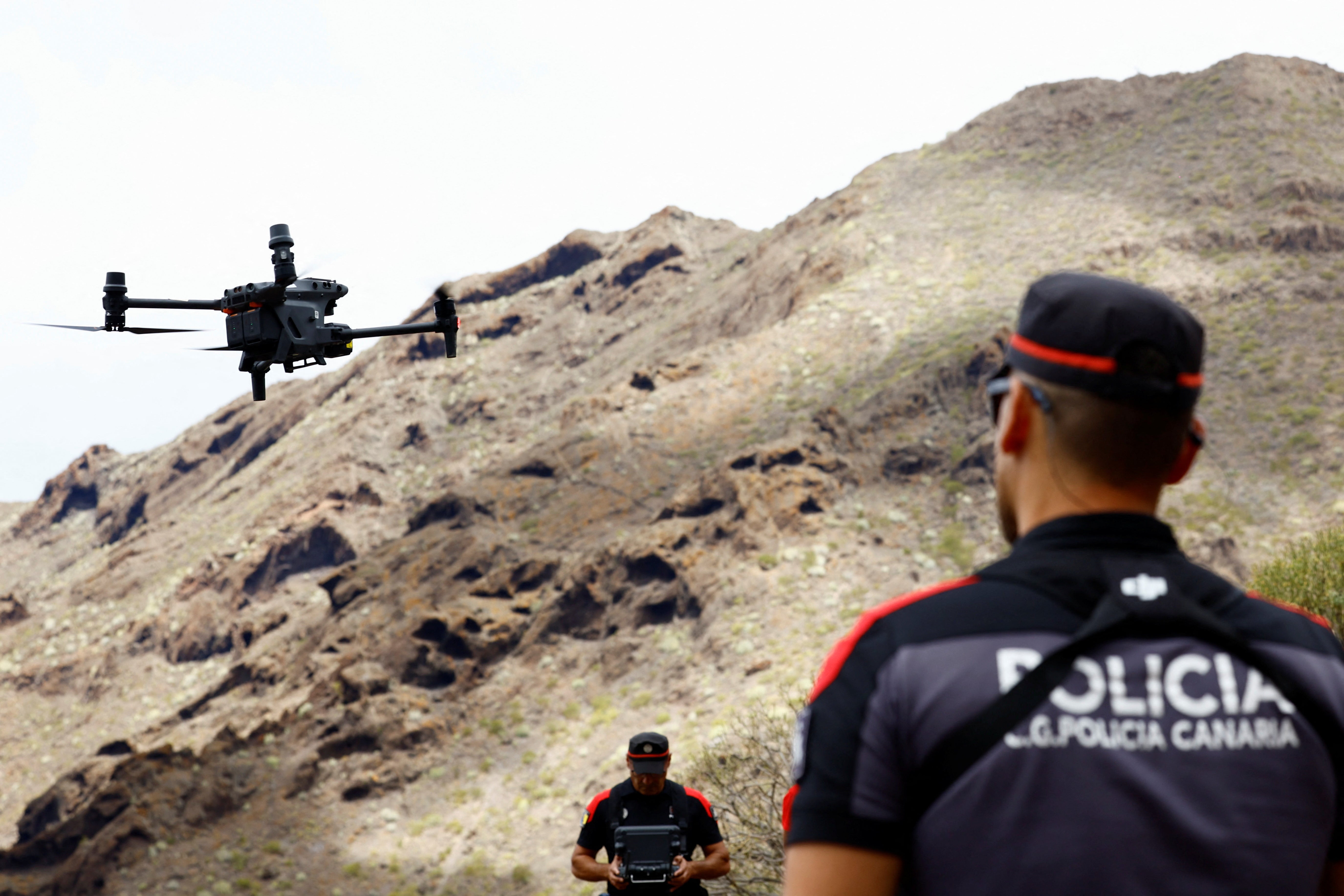 Police carried out a drone search for the young British man Jay Slater last week before they called off the search on Sunday