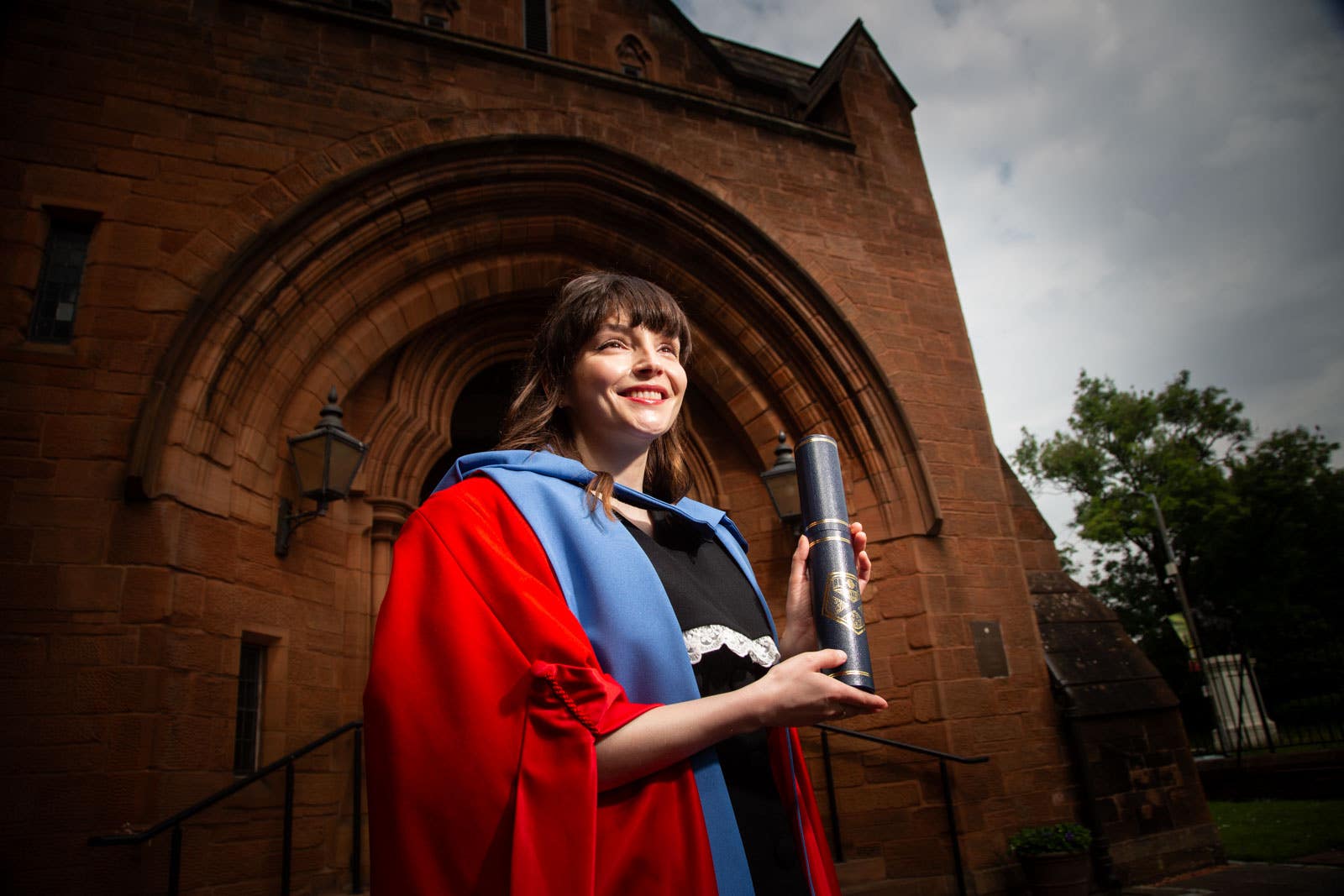 Chvrches vocalist Lauren Mayberry pictured ahead of the summer graduation ceremony (Guy Hinks/PA)