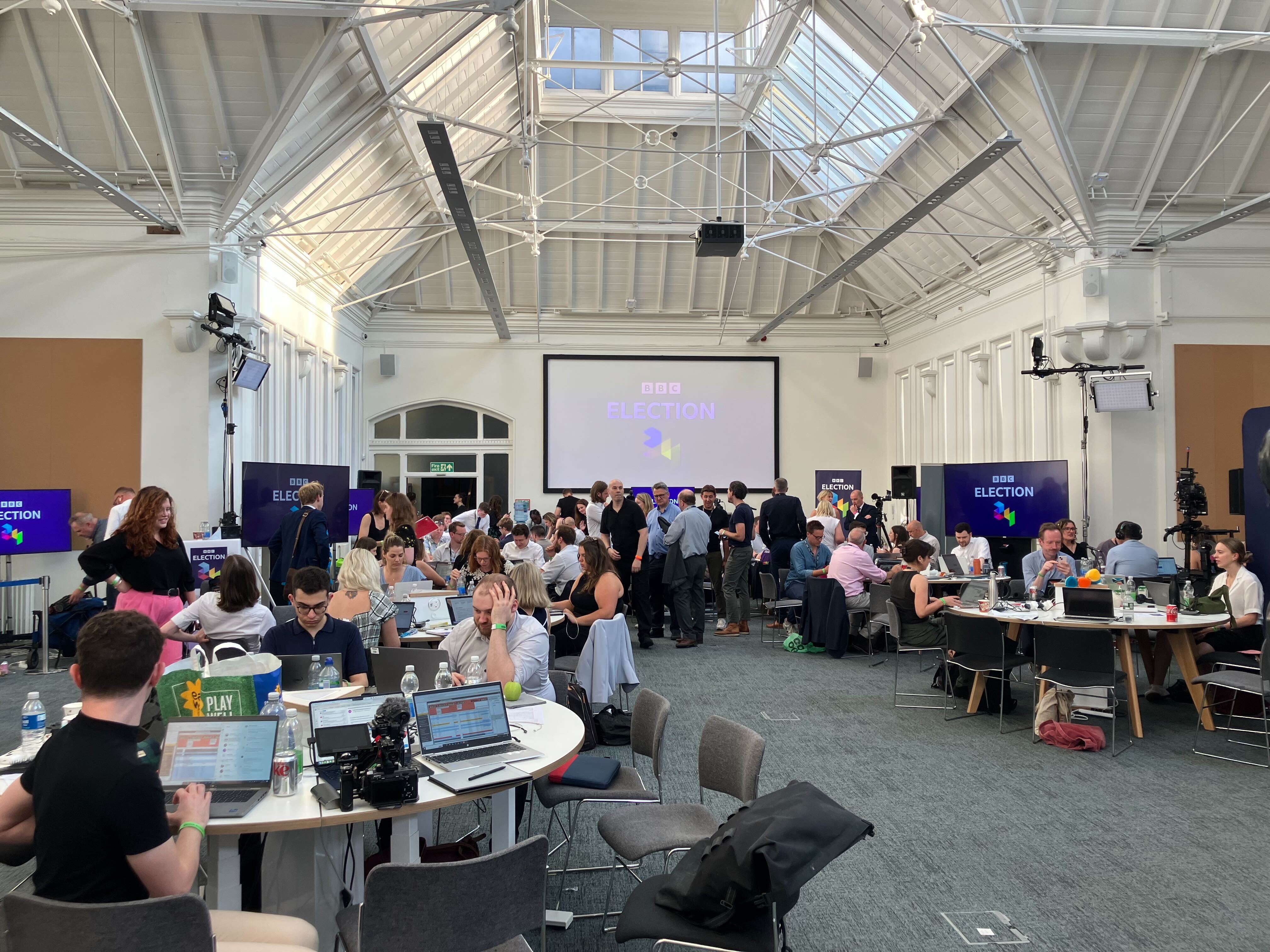 Inside the spin room, where Rishi Sunak’s top team sought to convince journalists he was the best man on the debate stage