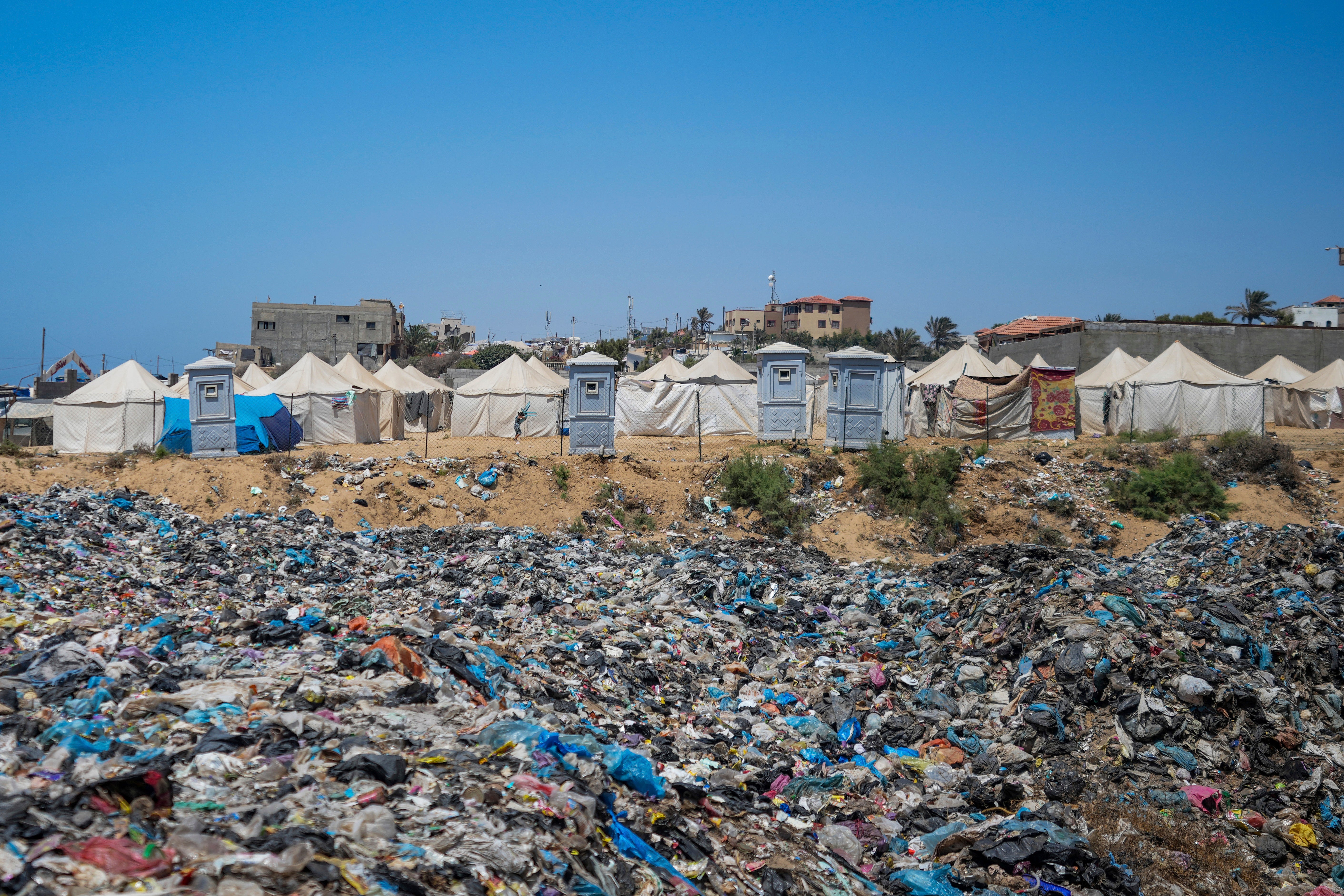 Israel Palestinians Gaza Sewage