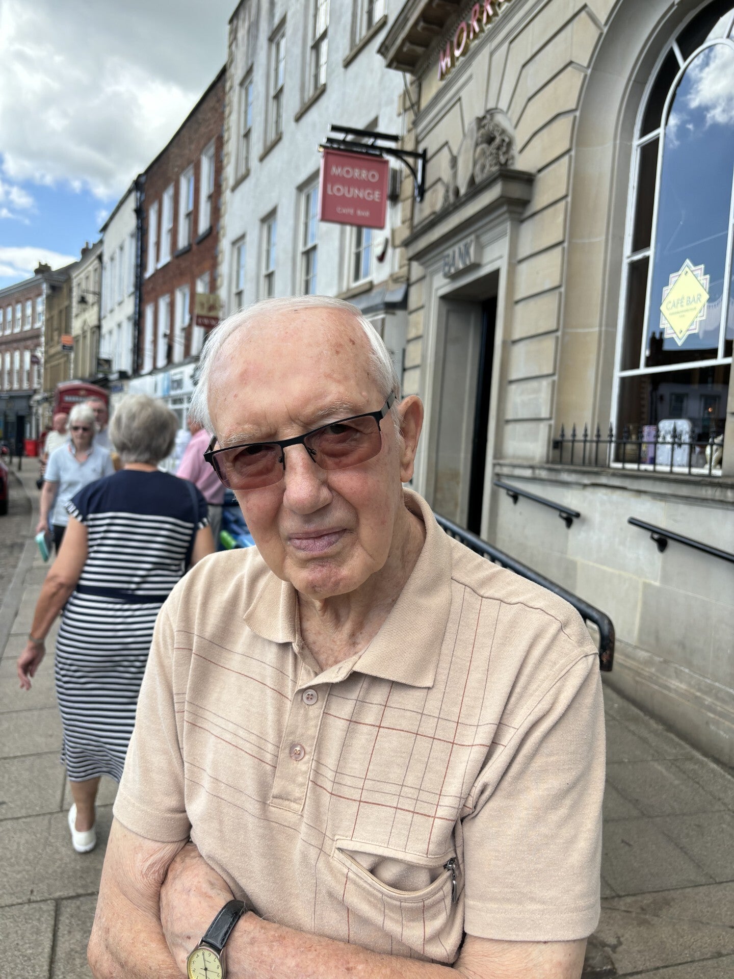 Ken Fairey, 83, is traditionally a Conservative voter but now plans to vote for Reform’s candidate, Lee Martin Taylor