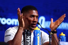 Anthony Joshua addresses Daniel Dubois sparring rumour: ‘He apparently took my lights out’