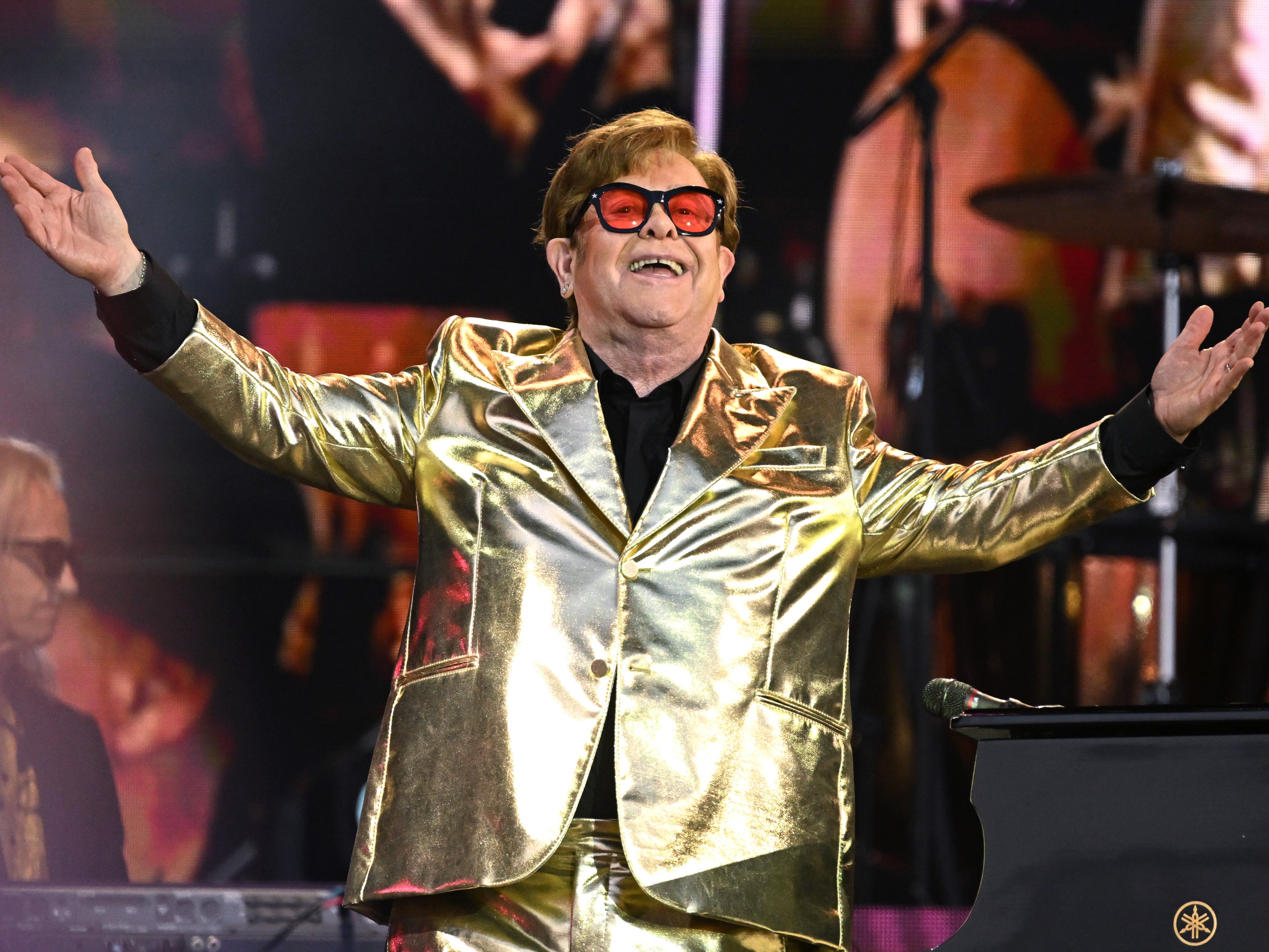 Elton John headlined Glastonbury Festival on 25 June 2023