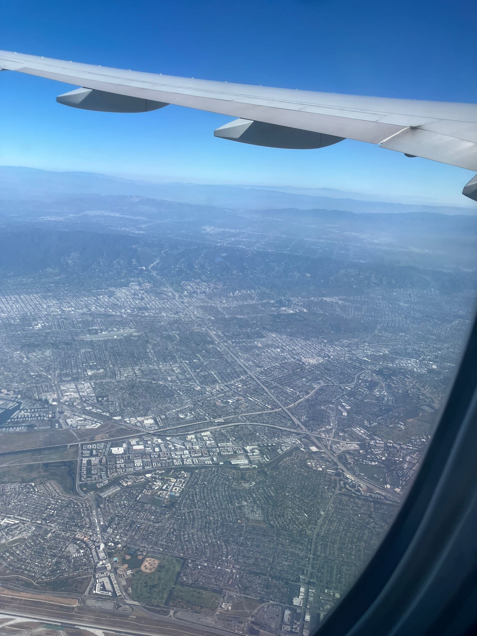 The attempt at the internet trend began well, with the sprawling metropolis of Los Angeles, providing a breath-taking view