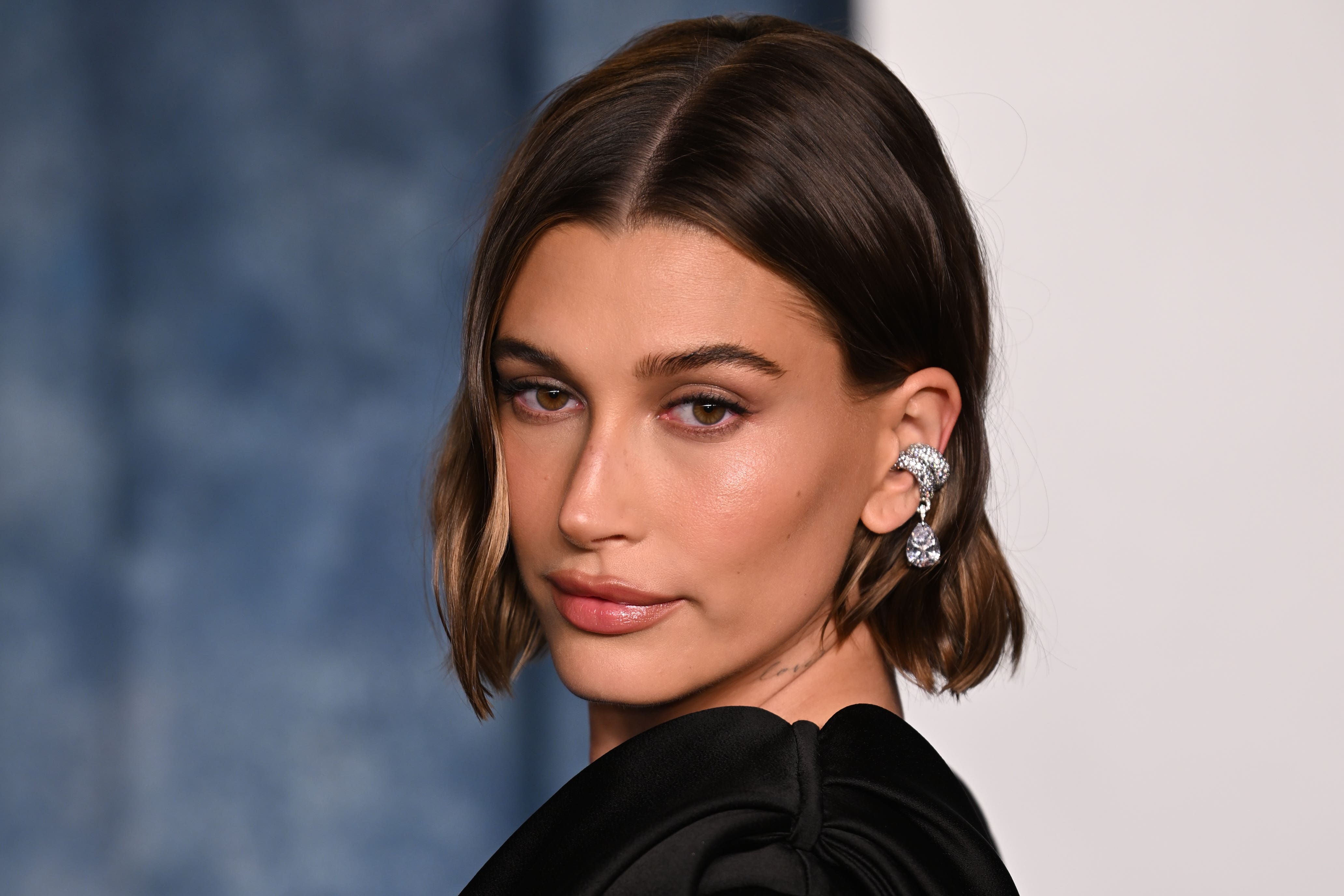 Hailey Bieber at the Oscars (Doug Peters/PA)