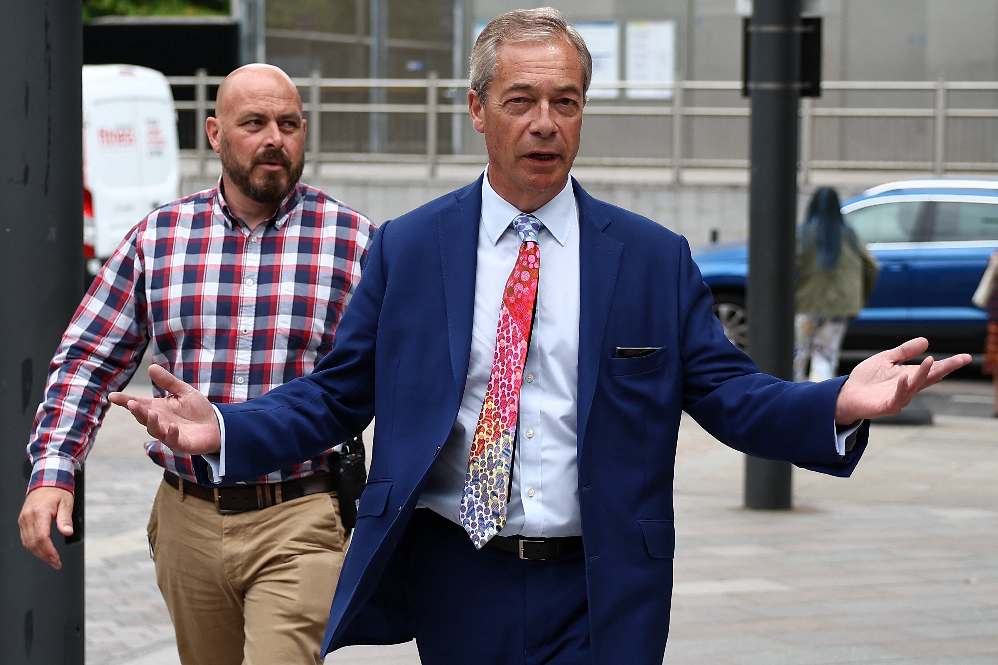 Nigel Farage has sought to distance himself from the comments made by one of his activists