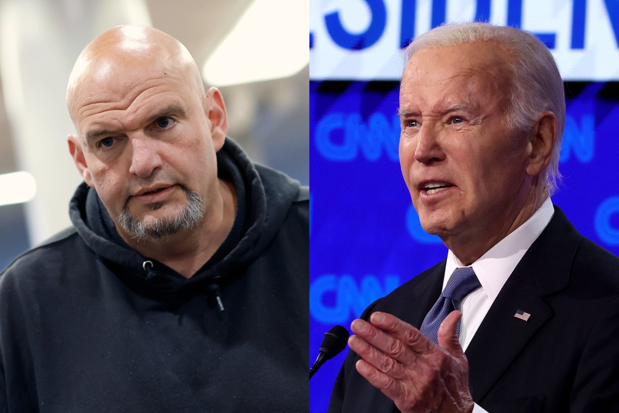 Senator John Fetterman came to the defense of President Joe Biden