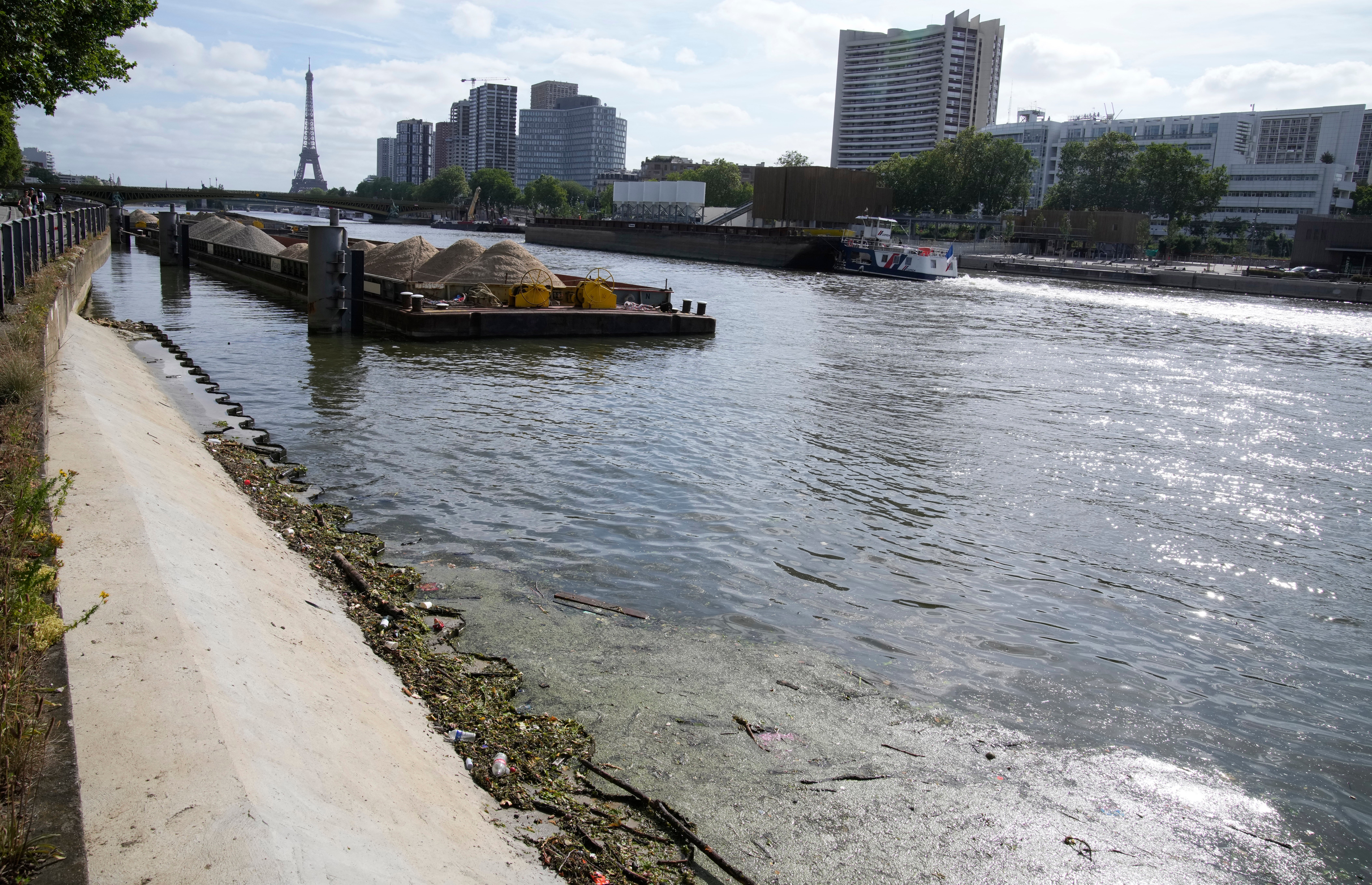 Paris Olympics Seine Bacteria