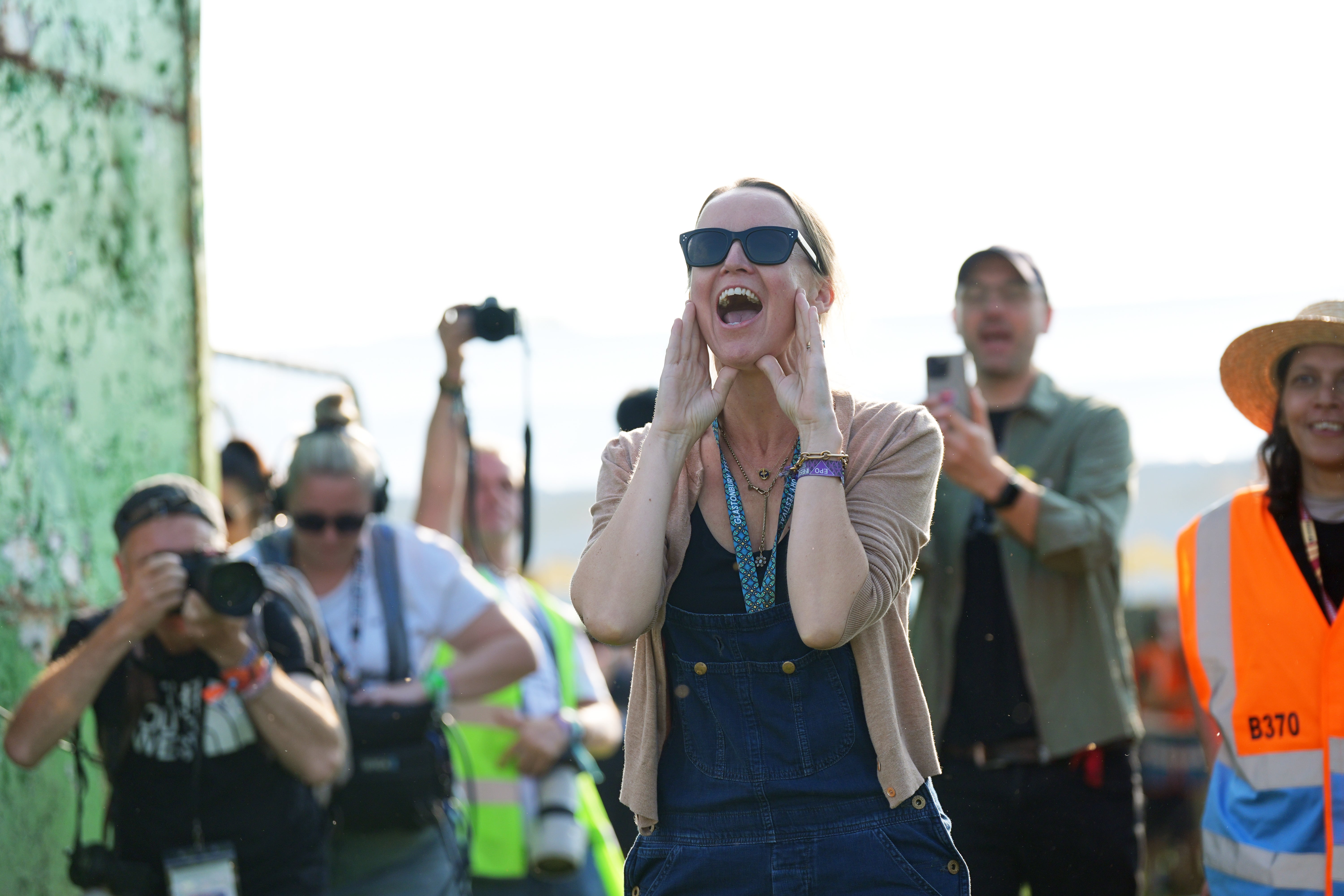 Emily Eavis said the festival app was a useful way of tracking the most popular sets