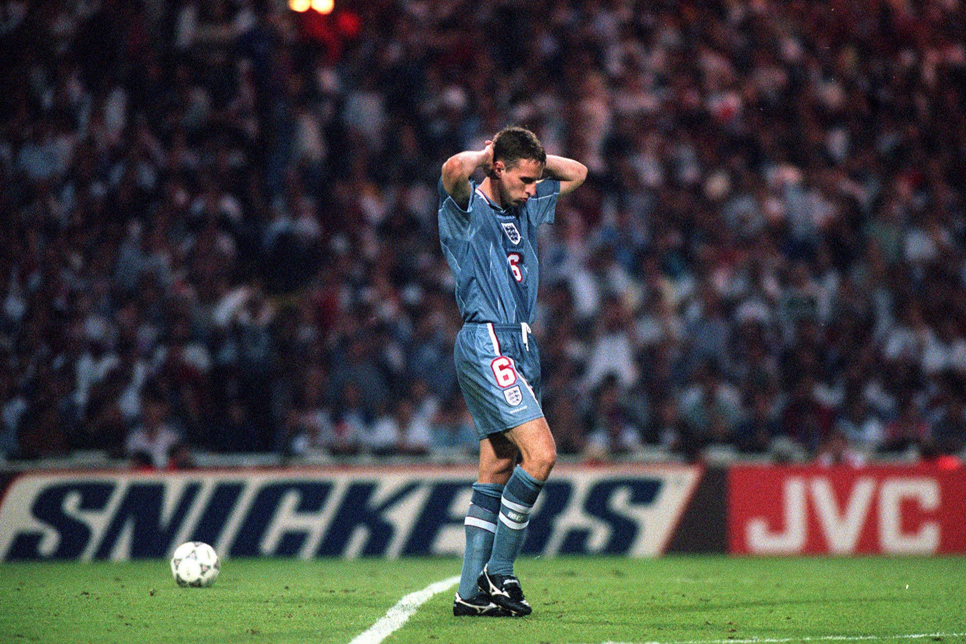 England’s manager knows the pain of an unconverted penalty from his own in the 1996 Euros