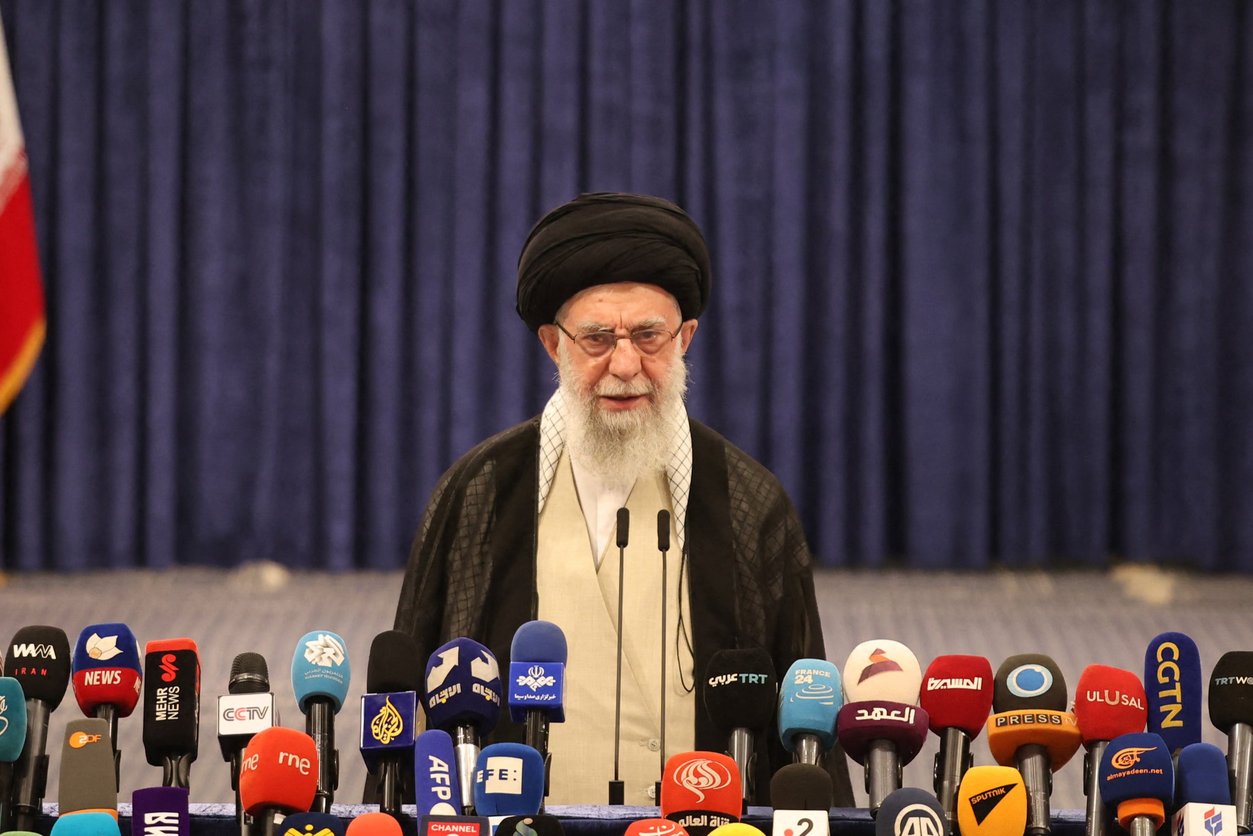 Iran's supreme leader Ayatollah Ali Khamenei