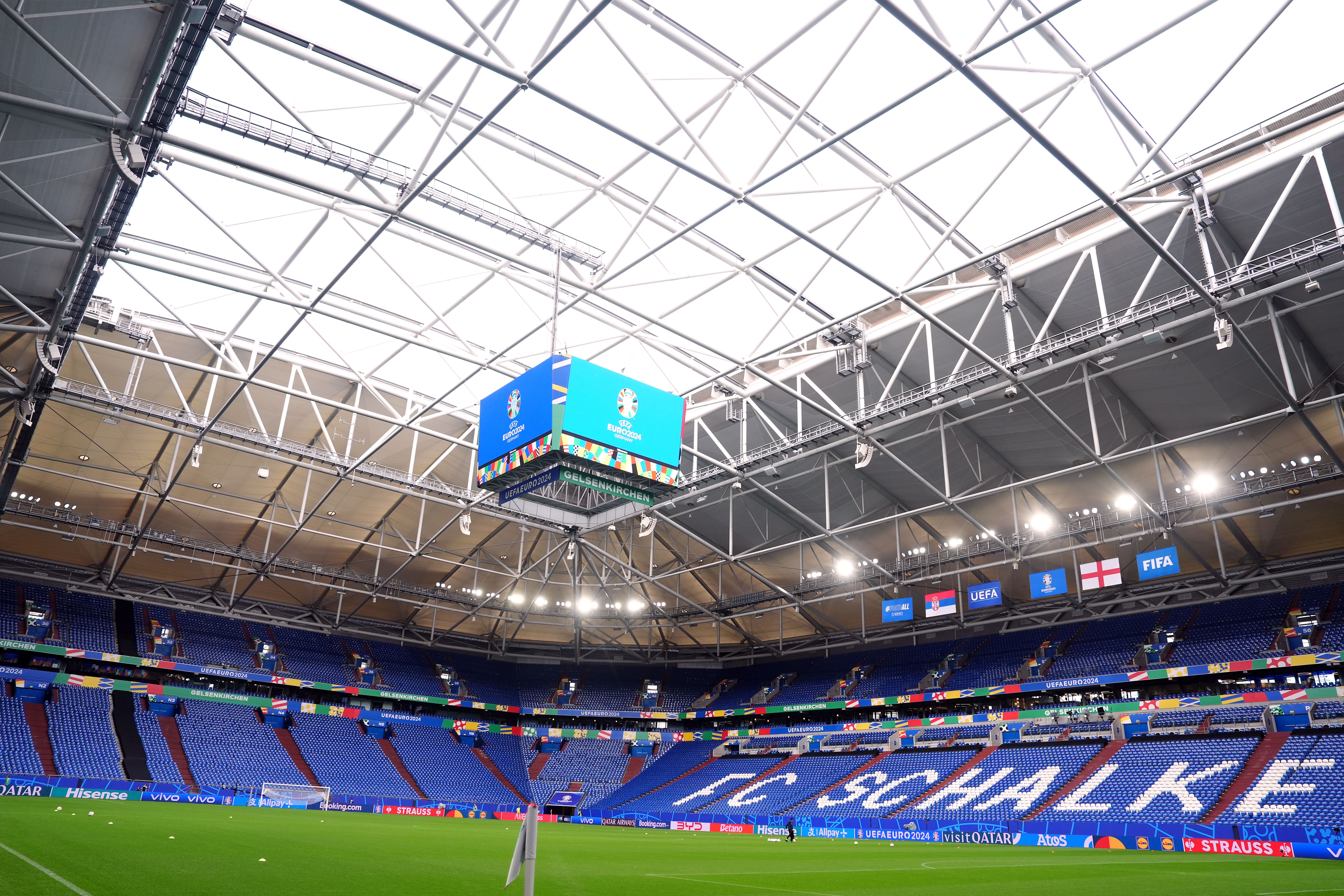 England are preparing to return to Gelsenkirchen (Adam Davy/PA)