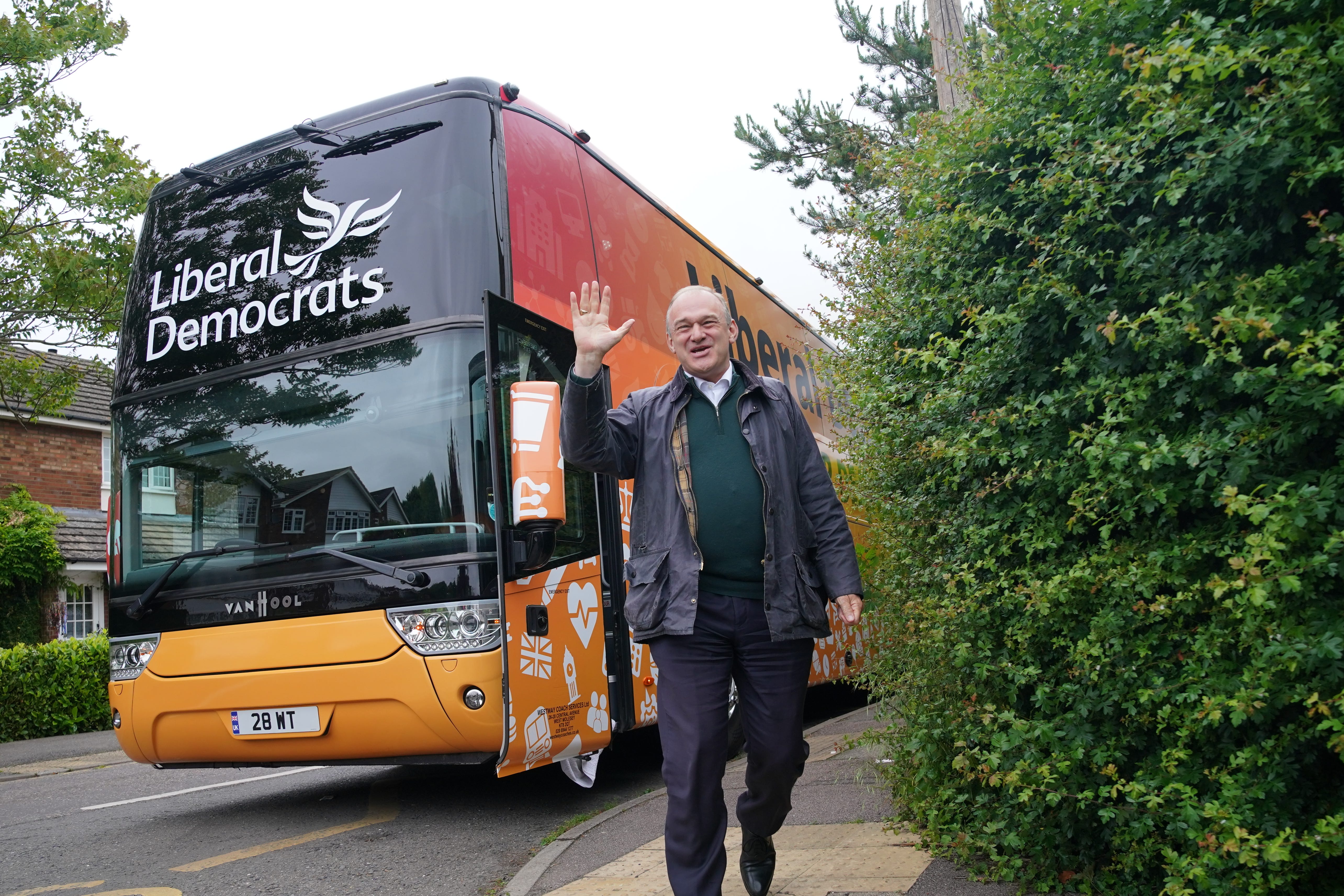 Liberal Democrats leader Sir Ed Davey said there was no limit to his ambition for the party (Yui Mok/PA)