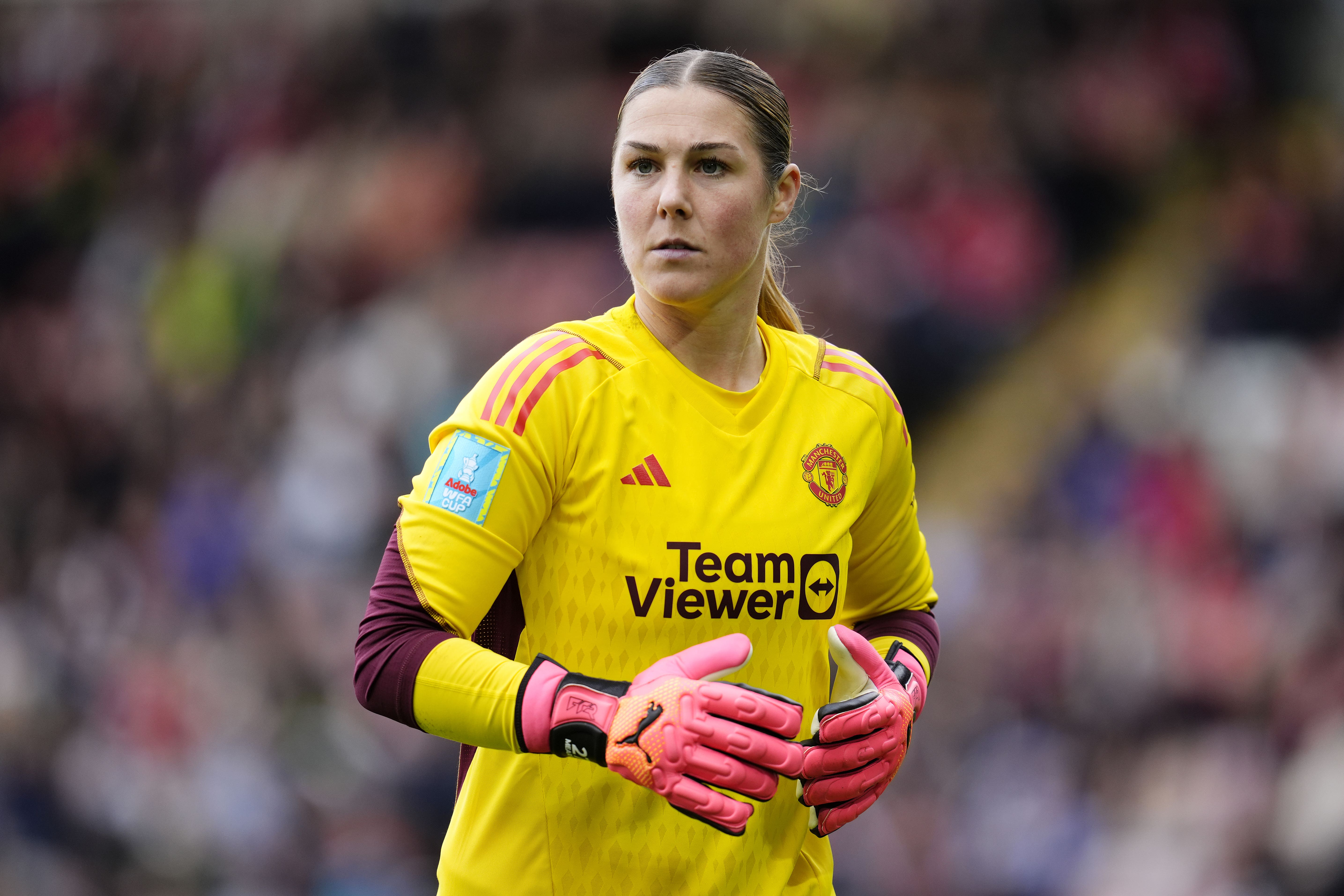 England goalkeeper Mary Earps will leave Manchester United this summer (Nick Potts/PA)