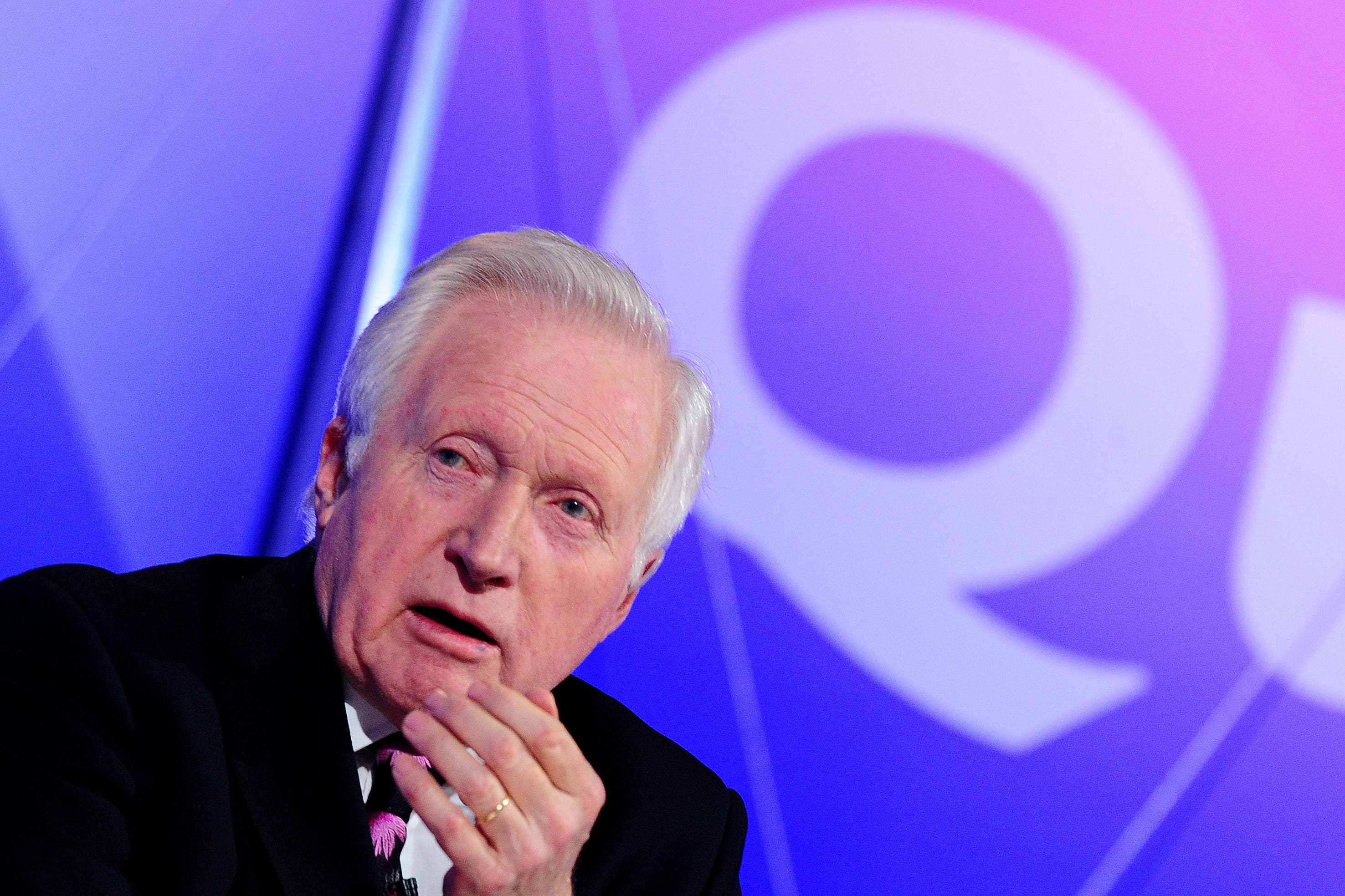 David Dimbleby says he fears for the future of the BBC (Ian West/PA)