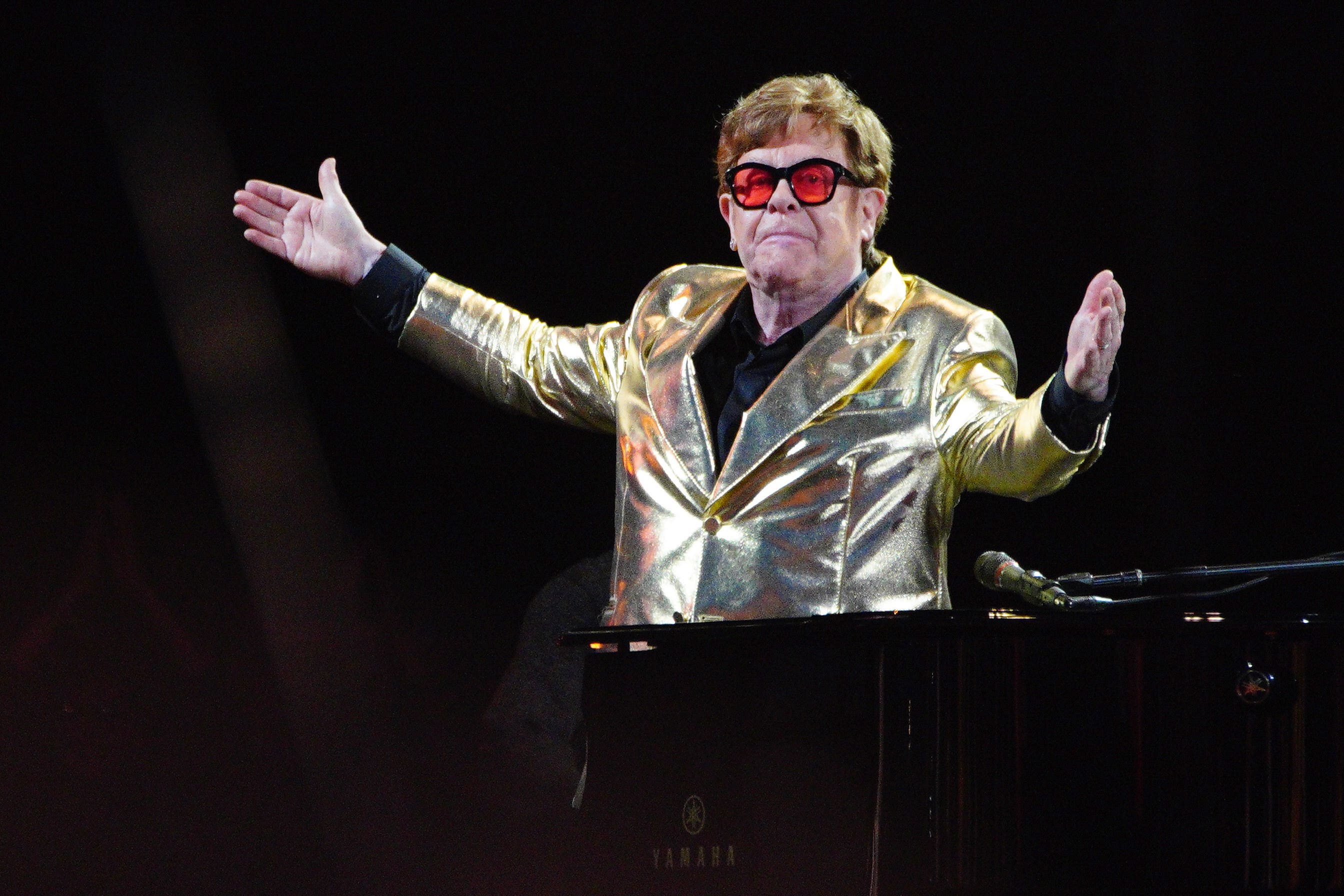 Sir Elton John was among the stars backing Labour (Ben Birchall/PA)