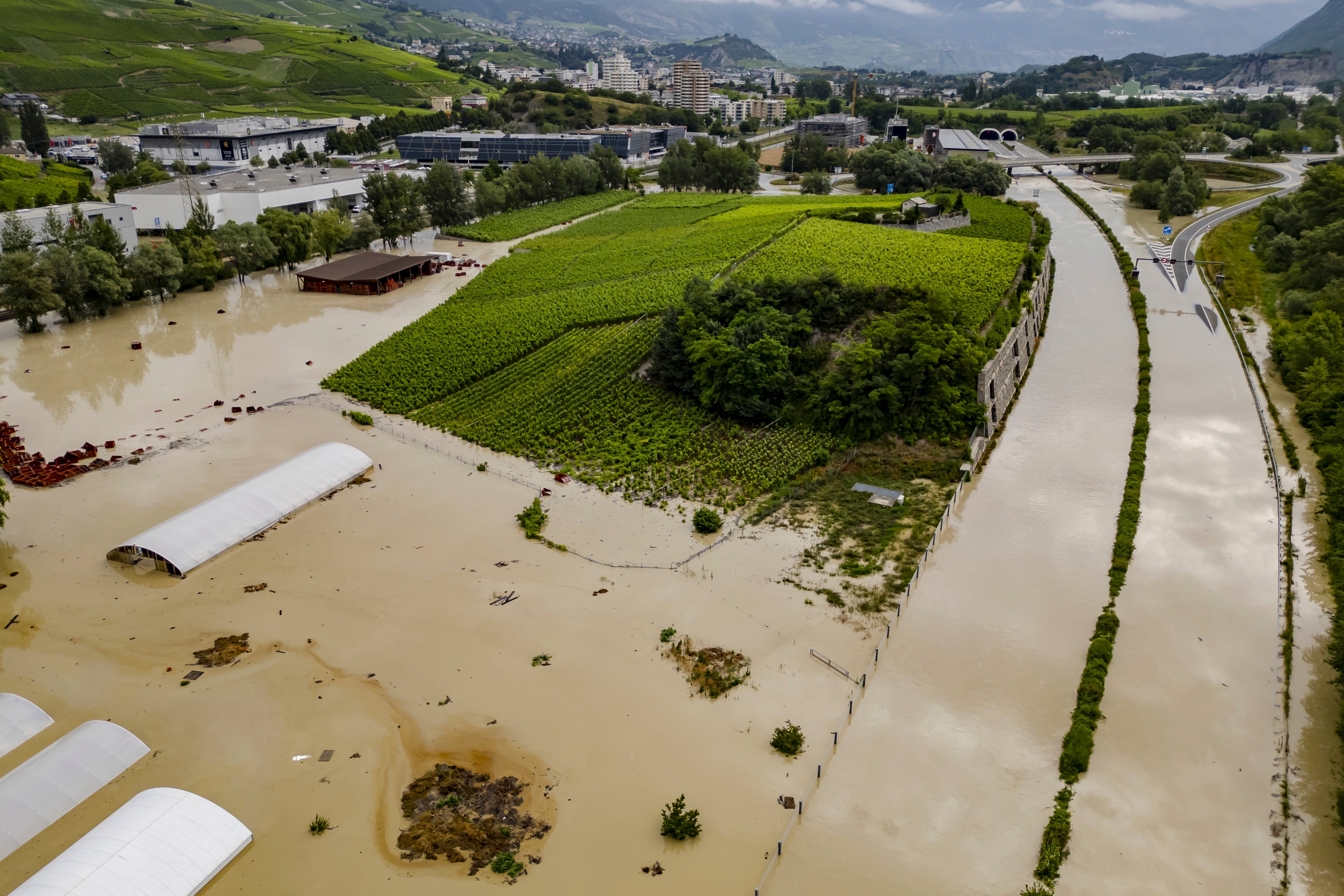 Switzerland Europe Storms