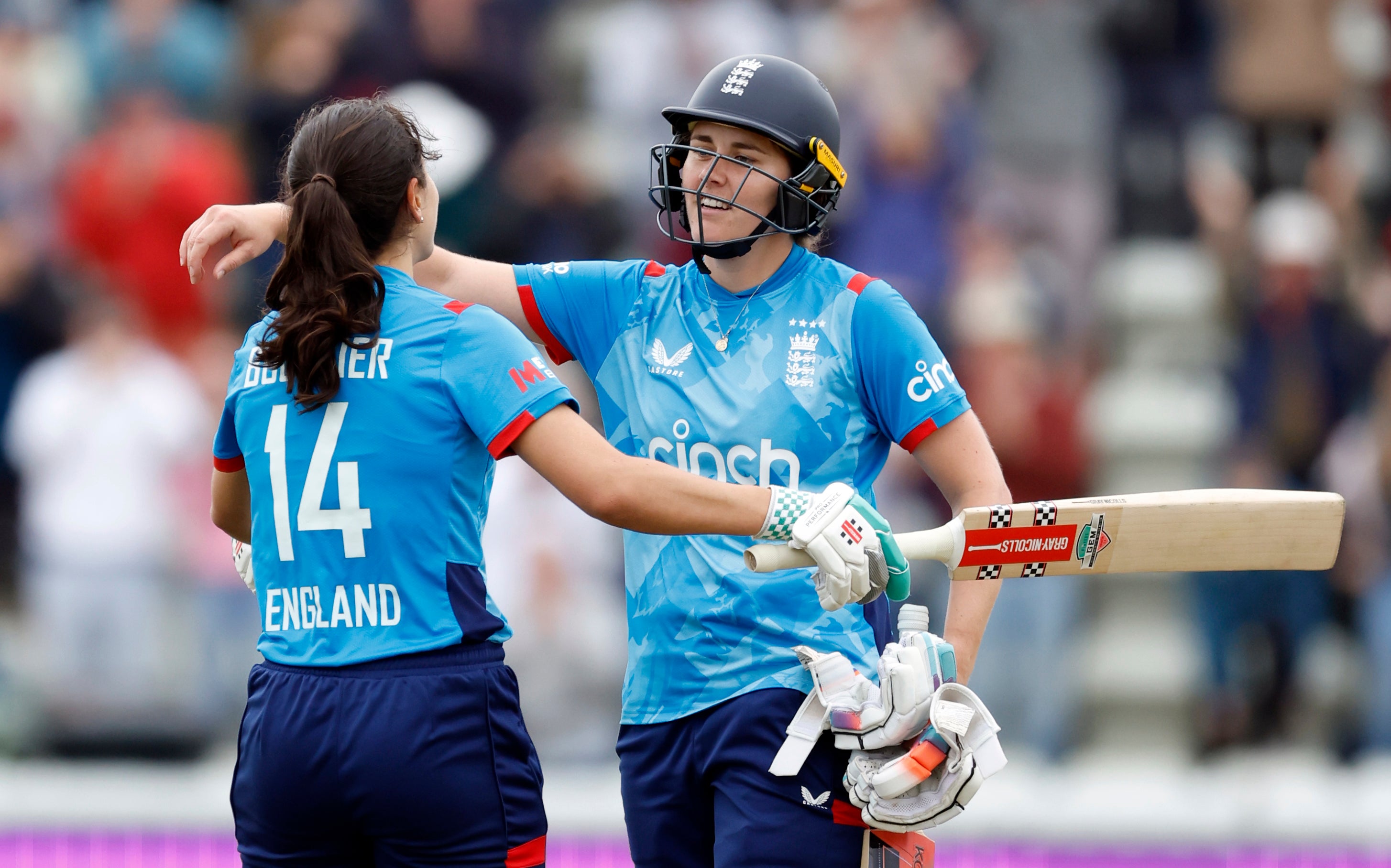 Maia Bouchier’s century helped England to a superb win