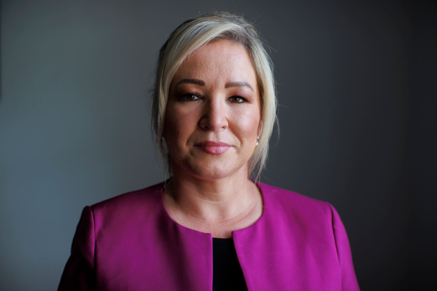 Michelle O’Neill, Vice President of Sinn Fein speaks with PA Media at Parliament Buildings at Stormont in Belfast. Picture date: Monday June 24, 2024. PA Photo. See PA story POLITICS Election SinnFein. Photo credit should read: Liam McBurney/PA Wire