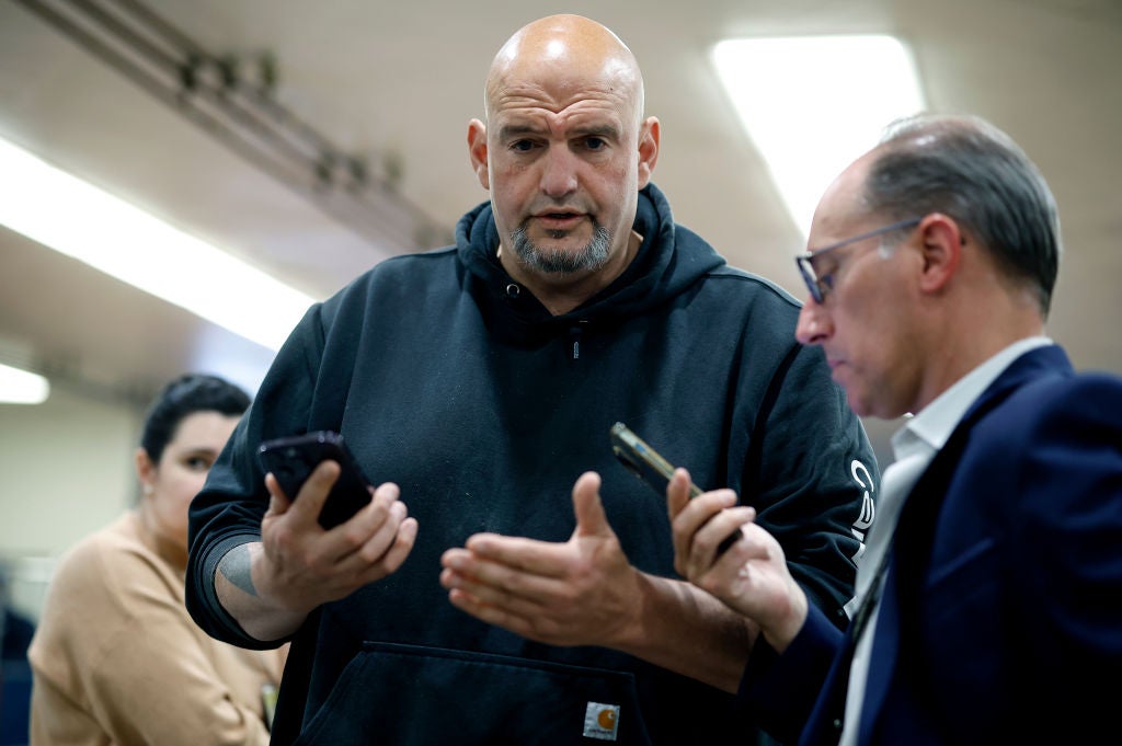 Pennsylvania Senator John Fetterman is facing protests in his home state over his lack of public events and recent votes on Republican-led legislation