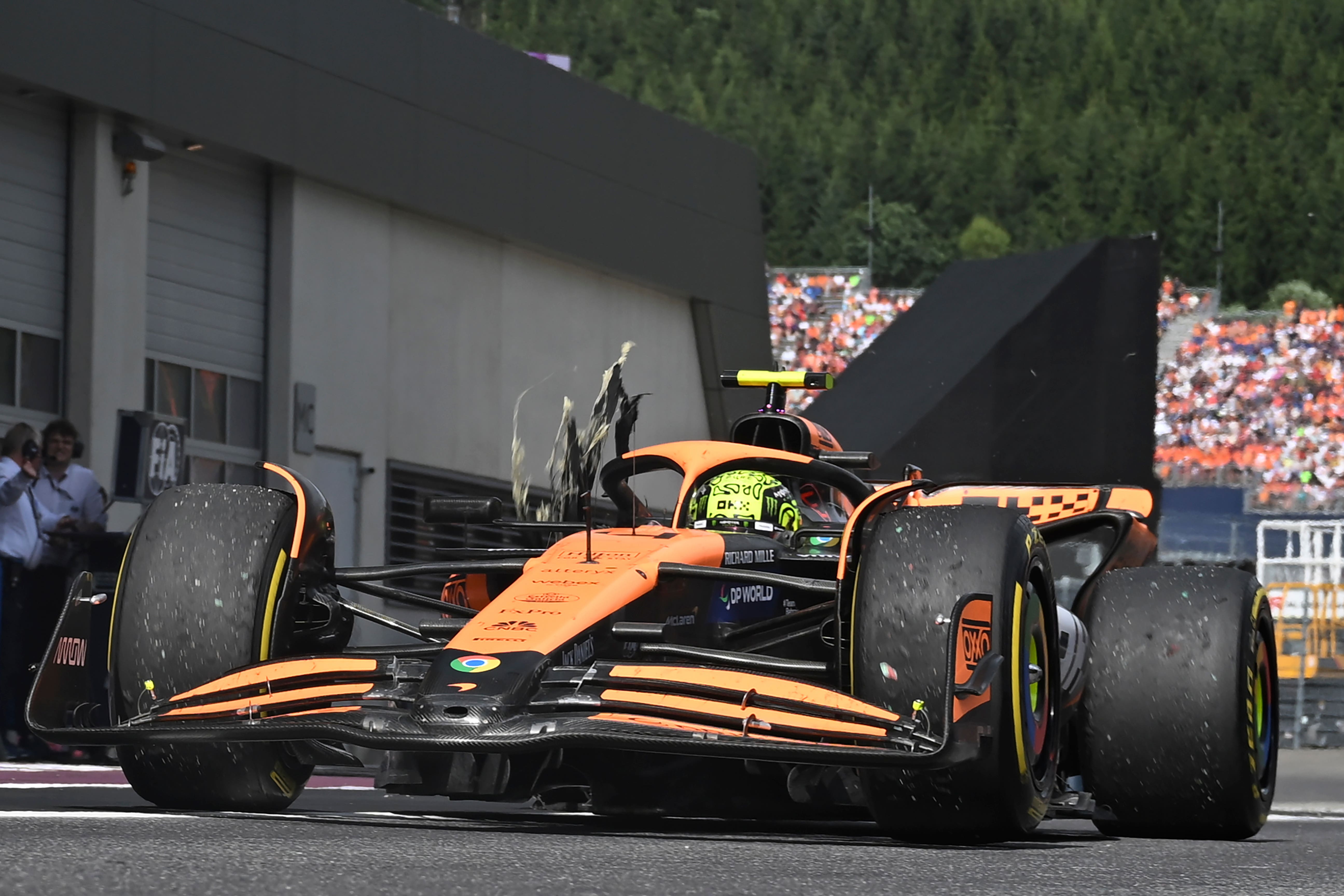 Lando Norris awaits Max Verstappen apology after costly clash in Austria