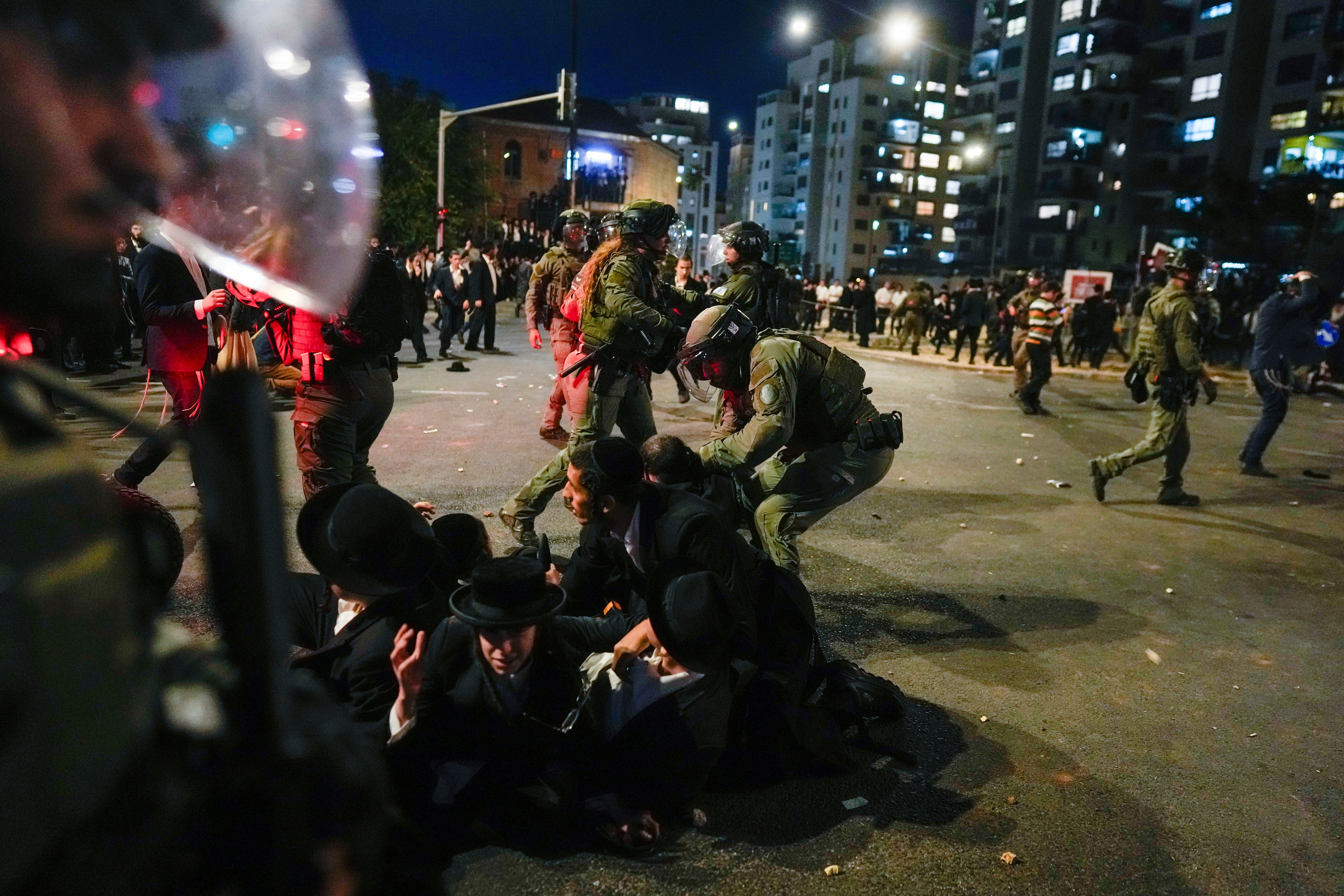 APTOPIX Israel Draft