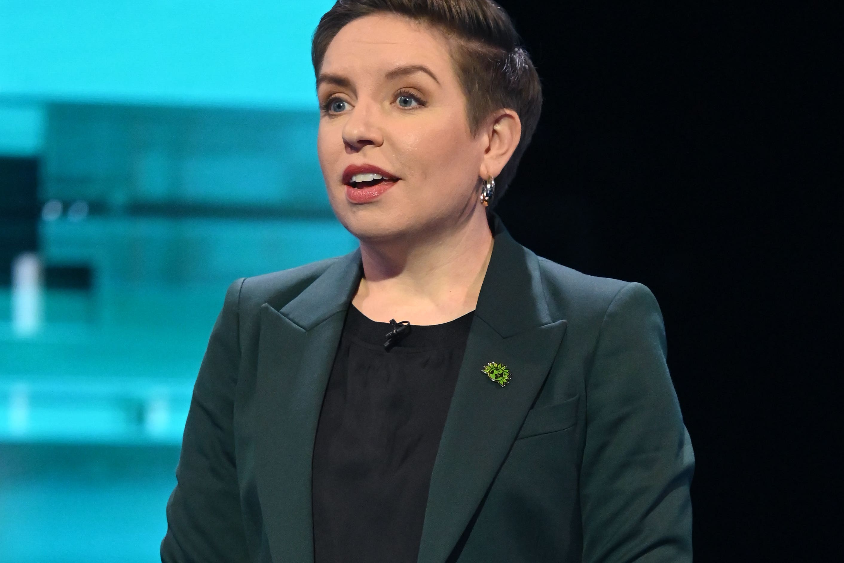 Carla Denyer has called for rival parties to be honest about the state of the NHS (Jonathan Hordle/ITV/PA)