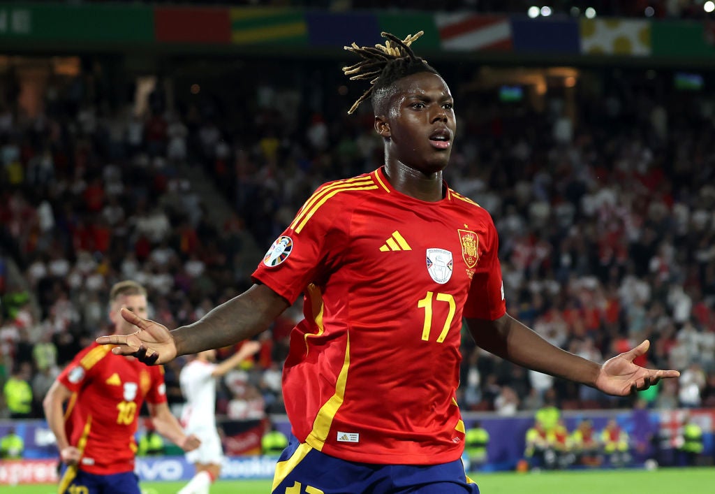 Nico Williams was irrepressible as Spain thrashed Georgia