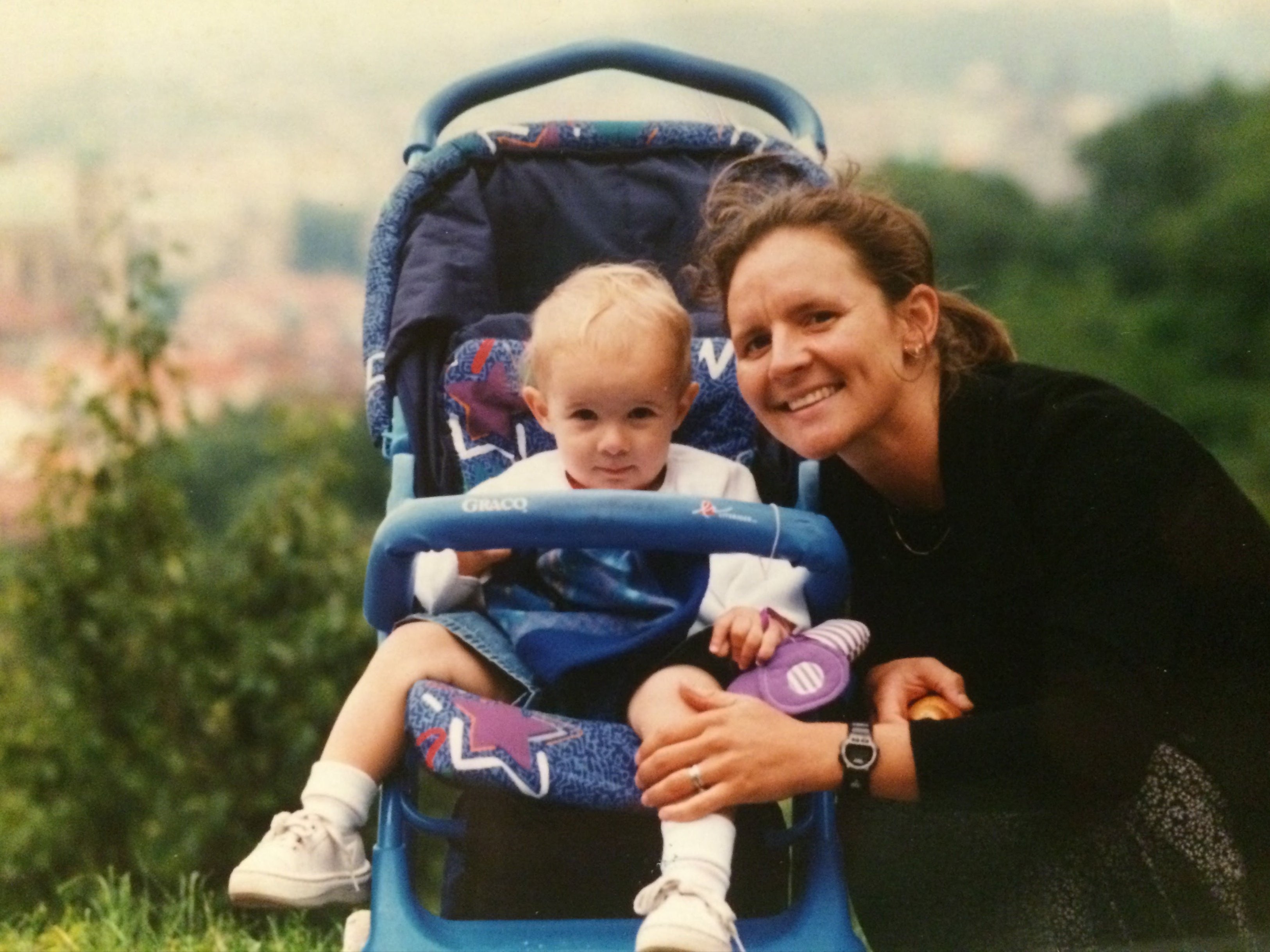 Bonnie Scranton with her daughter Ellie Kraus, two or so decades ago