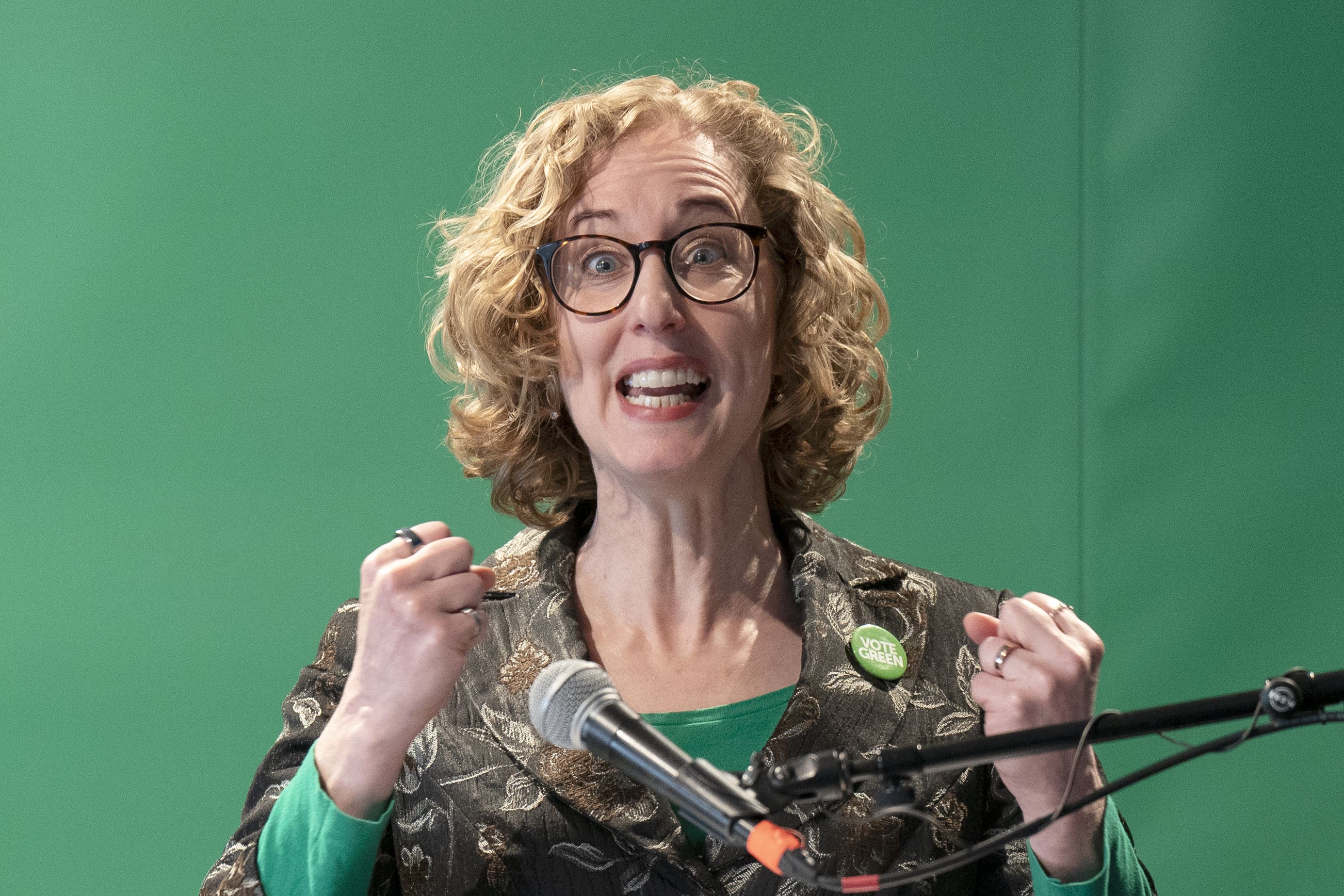 Lorna Slater, the co-leader of the Scottish Greens (Jane Barlow/PA)