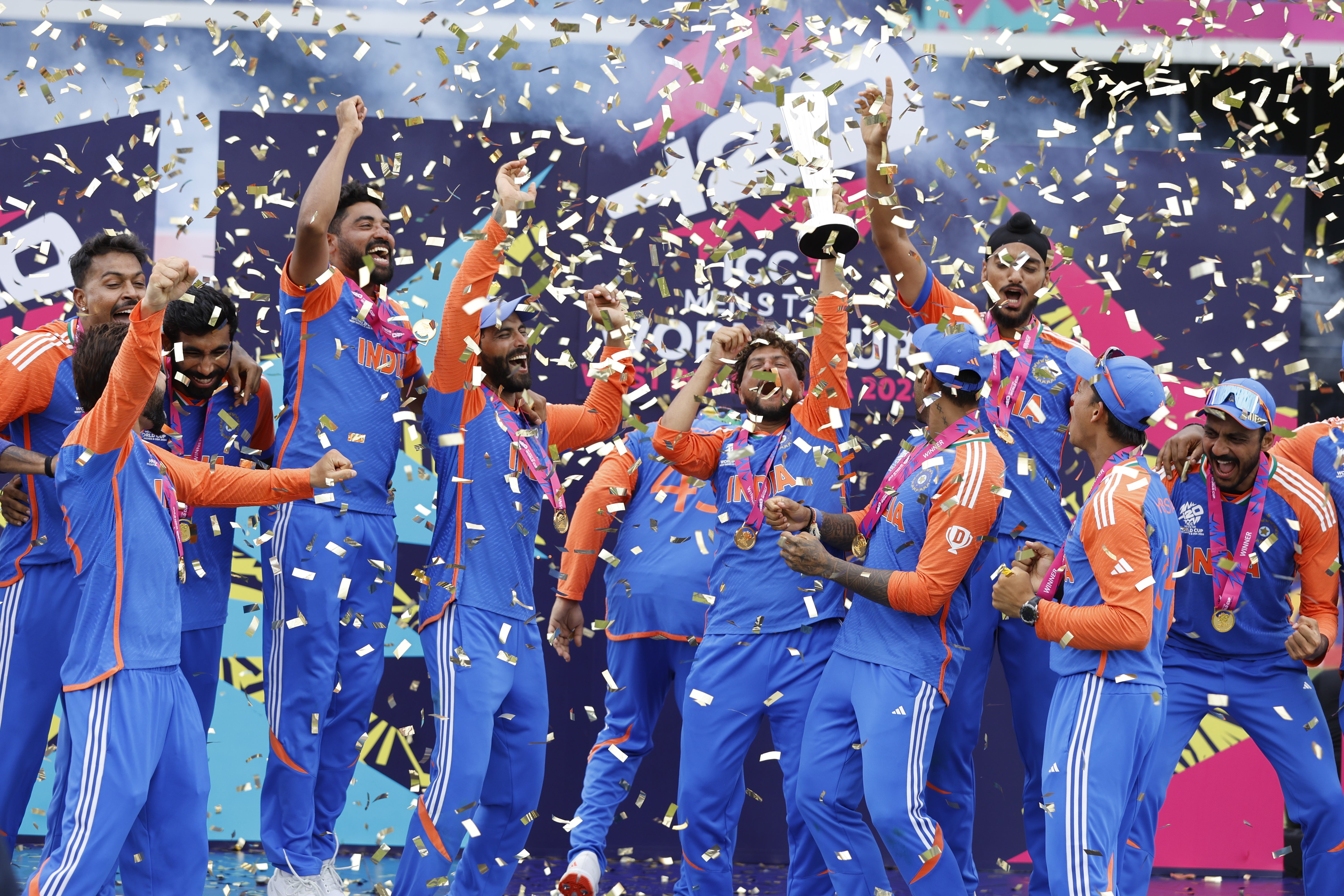India are the defending champions at the men’s T20 World Cup