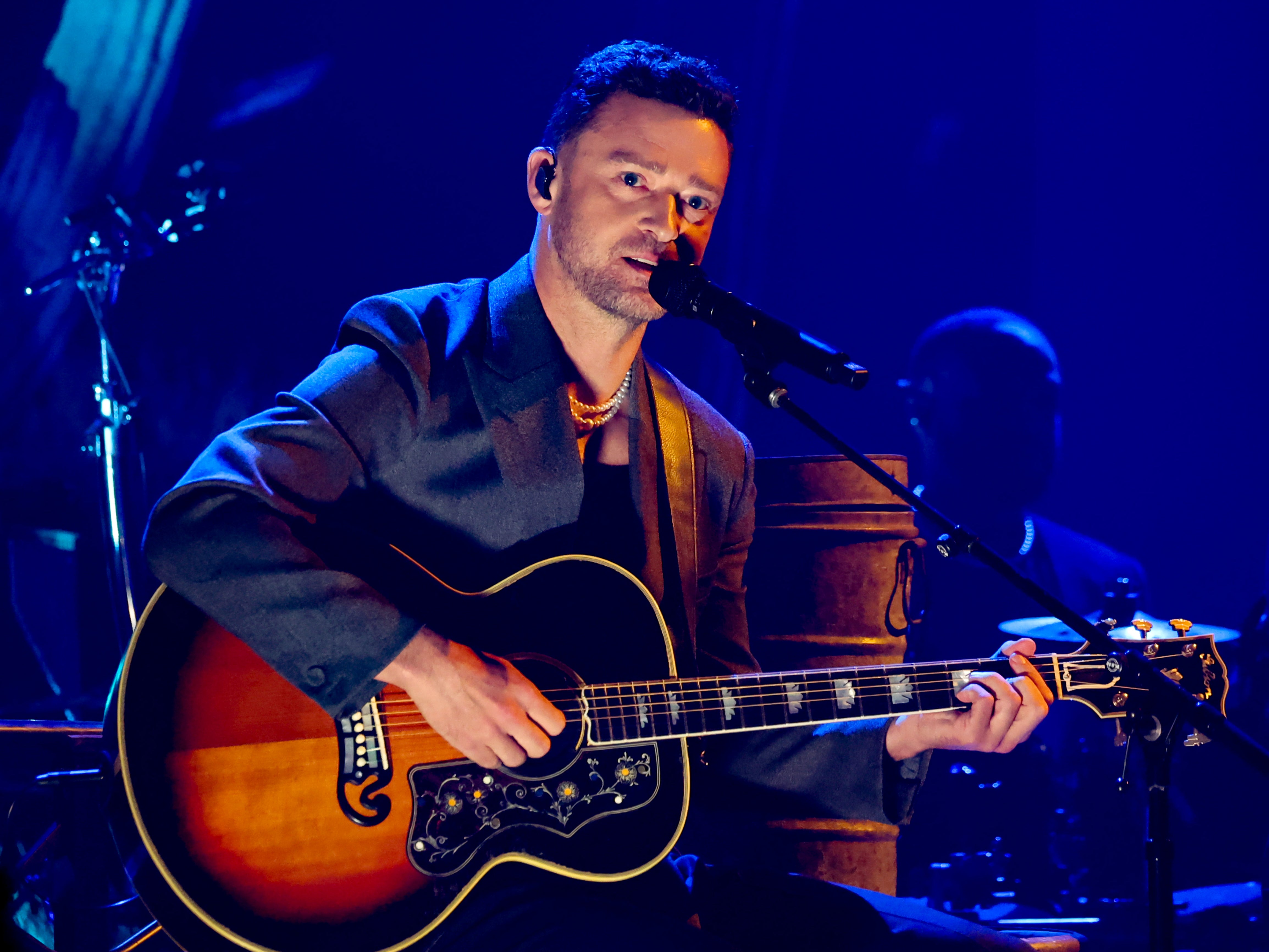 Timberlake returned to stage days after his arrest, telling fans it had been a ‘tough week’