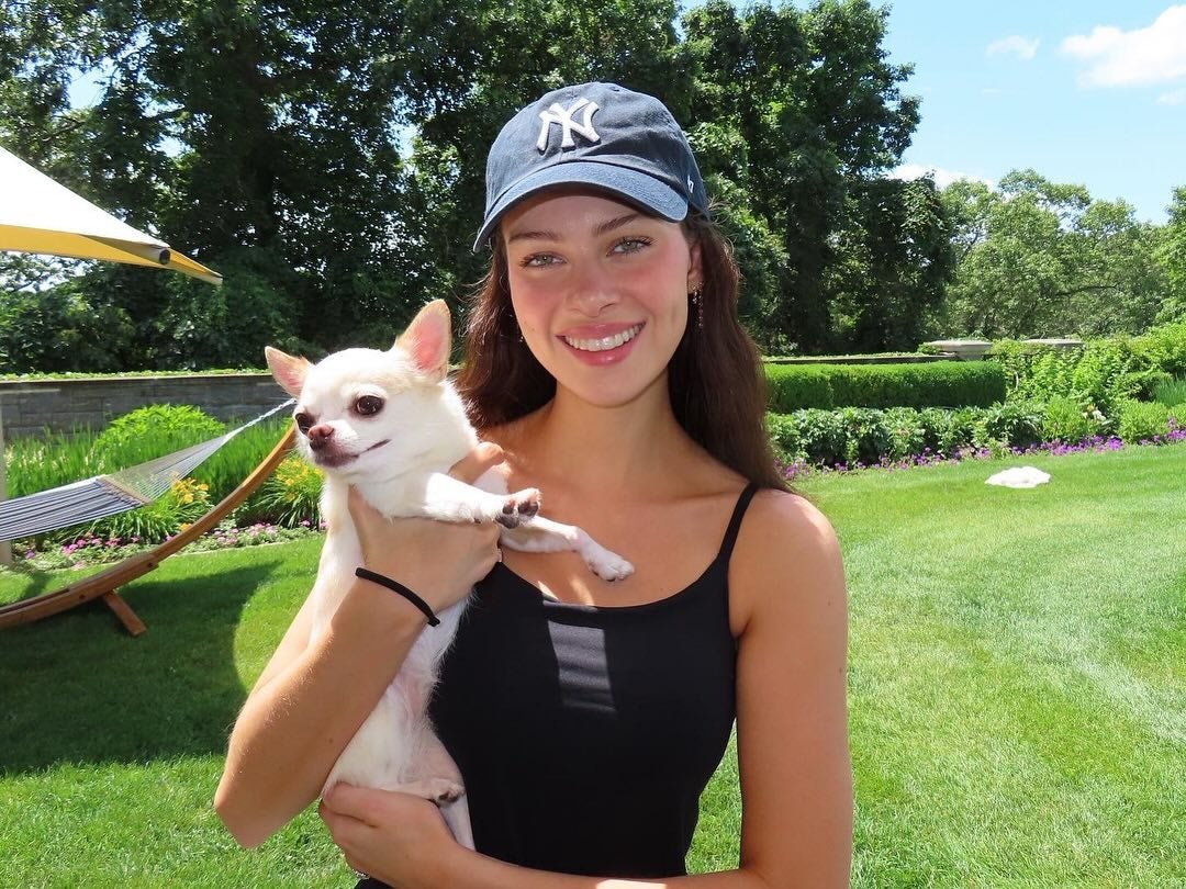 Peltz and her late dog Nala