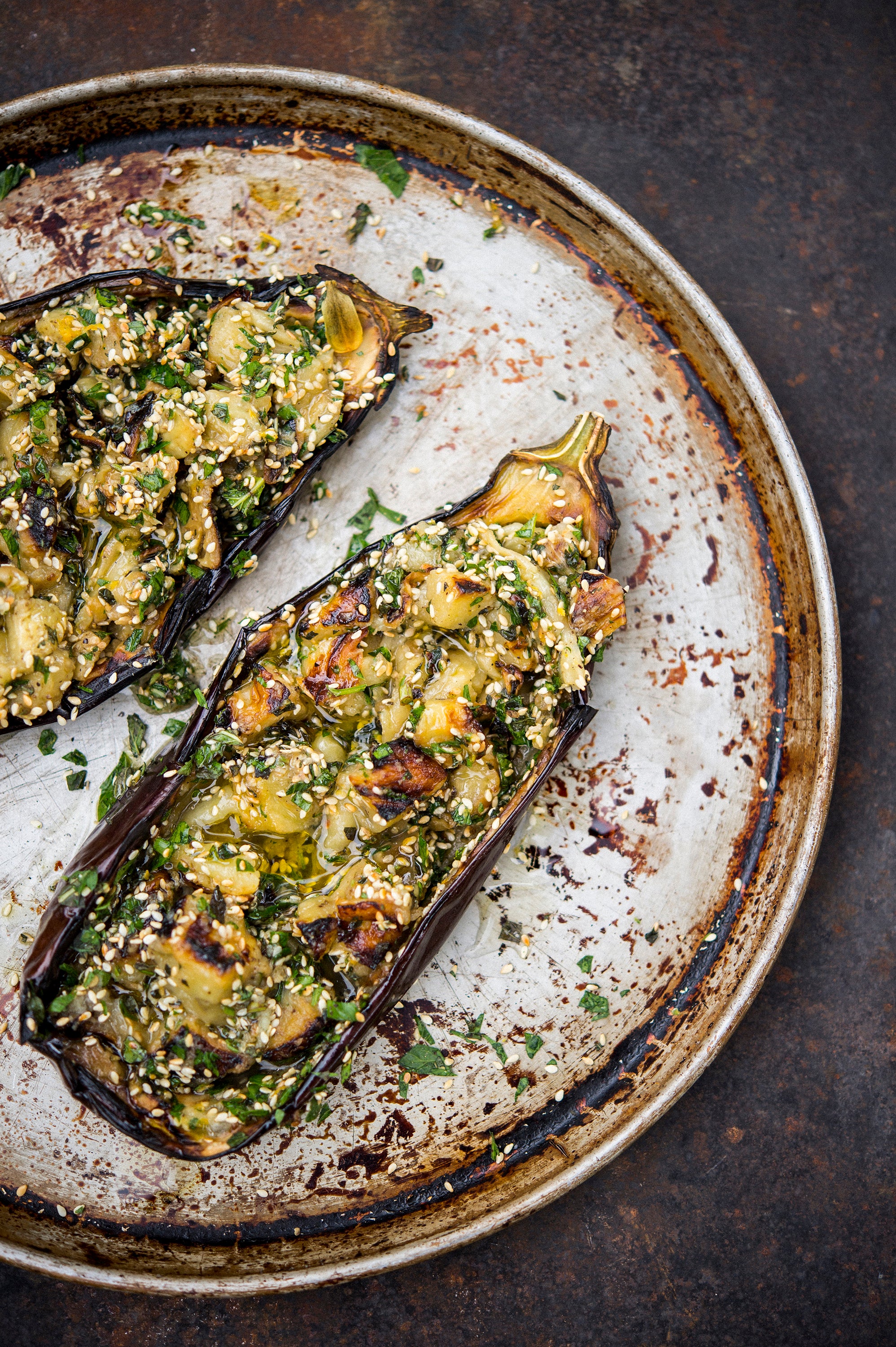 Food-MilkStreet-July Fourth-Grilled Sesame Eggplant