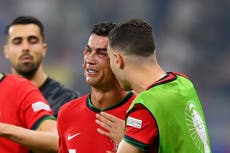 Cristiano Ronaldo cries after missing crucial penalty versus Slovenia