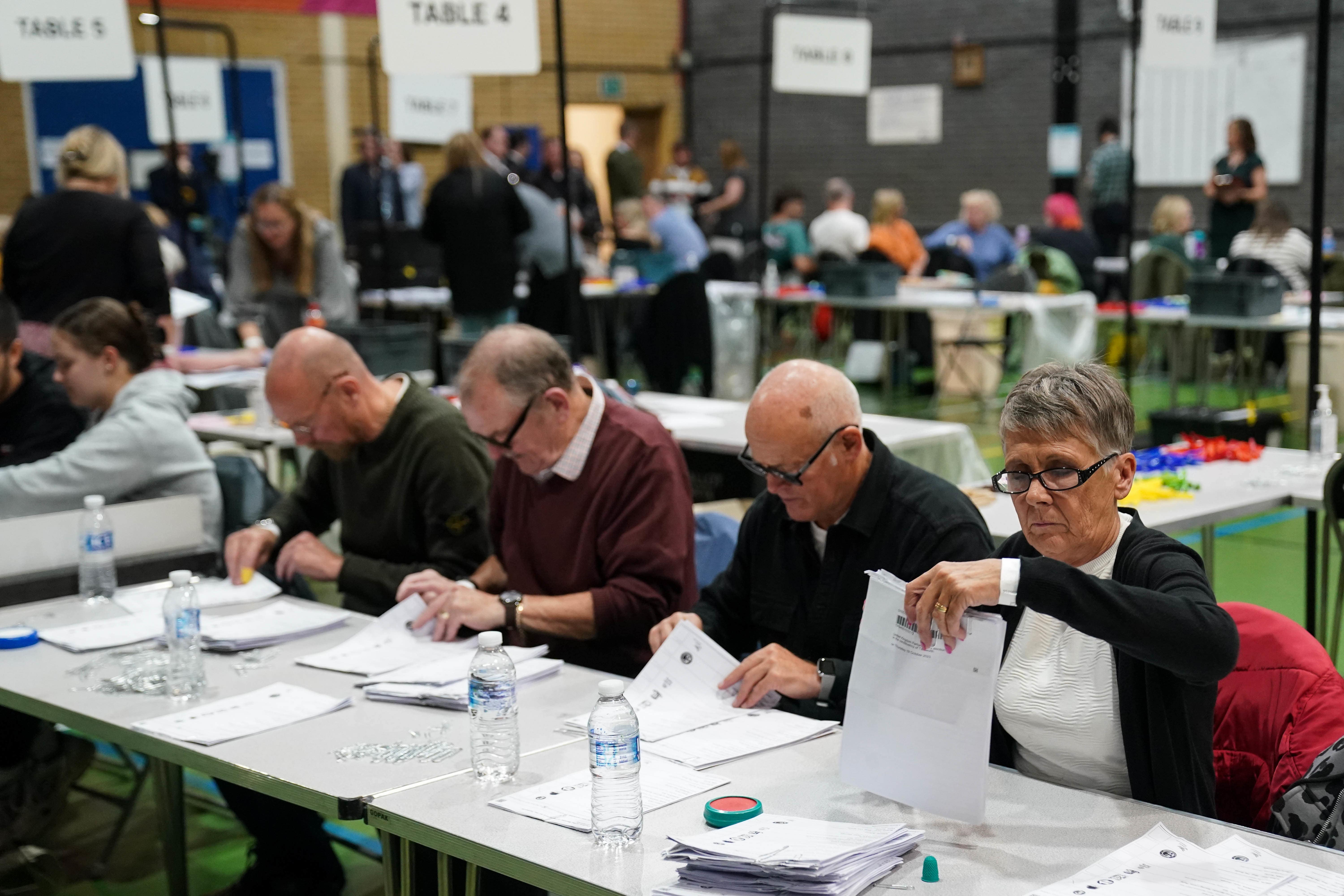 Votes in the 2024 General Election will start being counted soon after 10pm on July 4, with final results due at around 6.30am the following morning (Jacob King/PA)