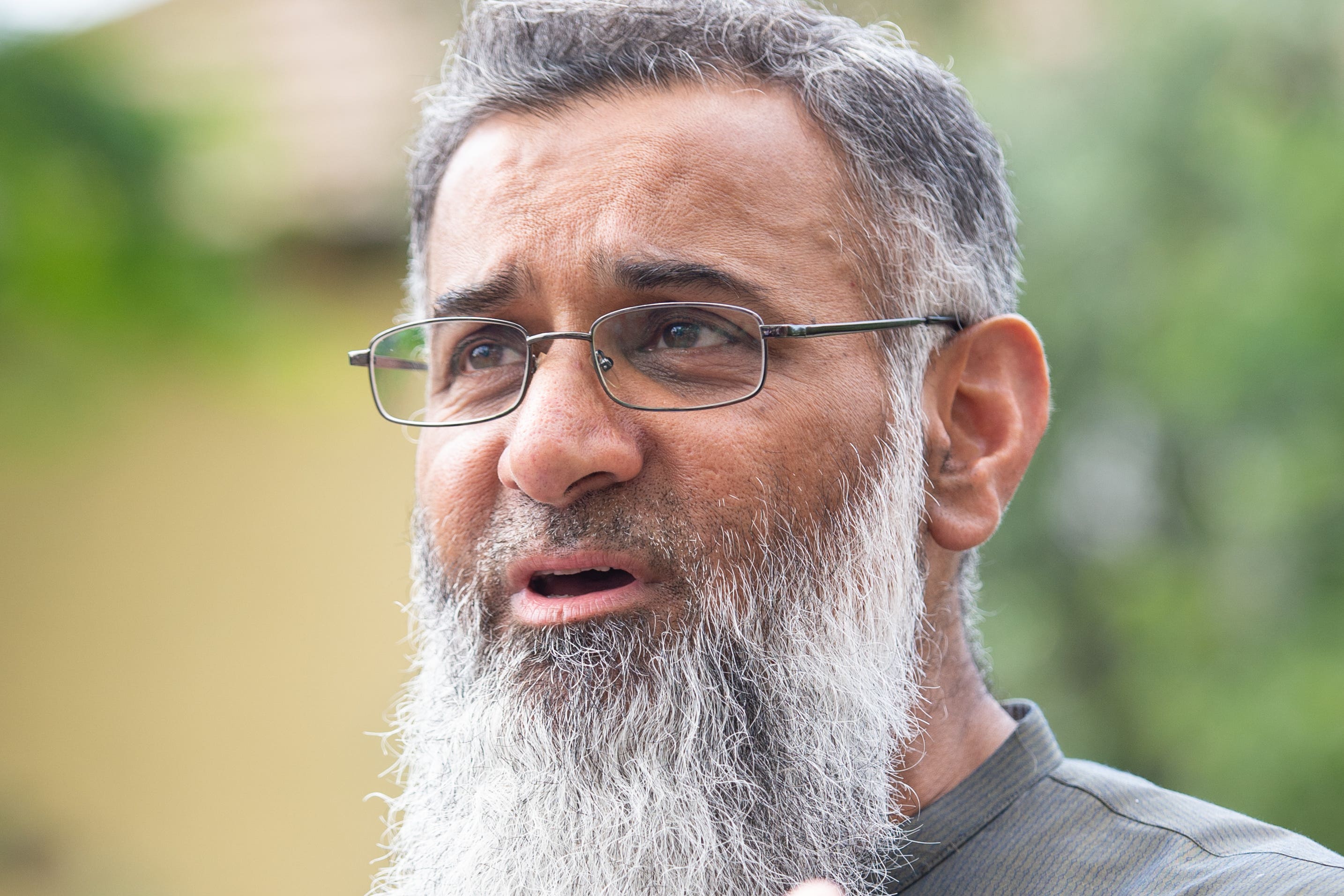 Anjem Choudary is on trial accused of terrorism charges (Dominic Lipinski/PA)