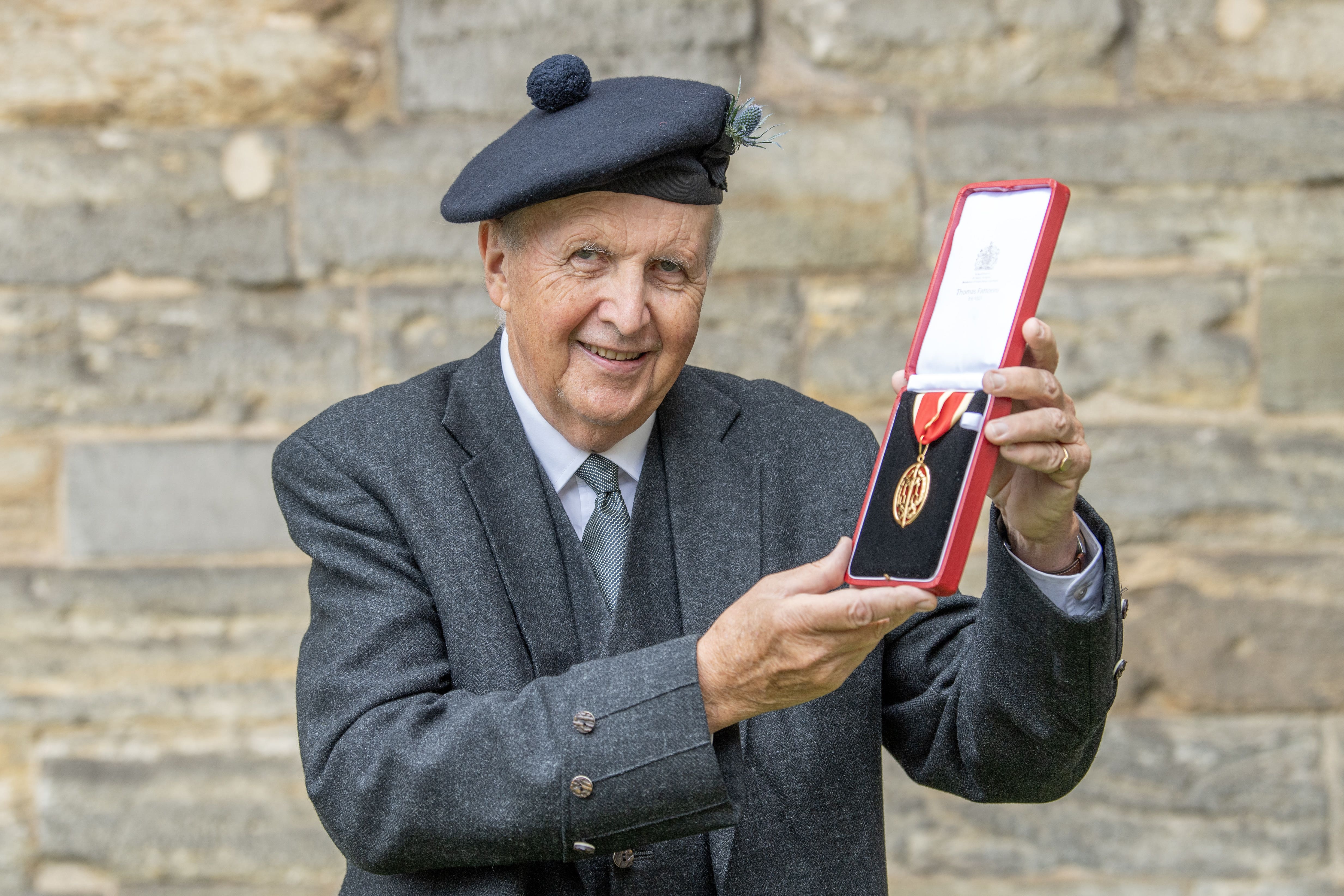 Write Sir Alexander McCall Smith has been knighted by the King (Lesley Martin/PA