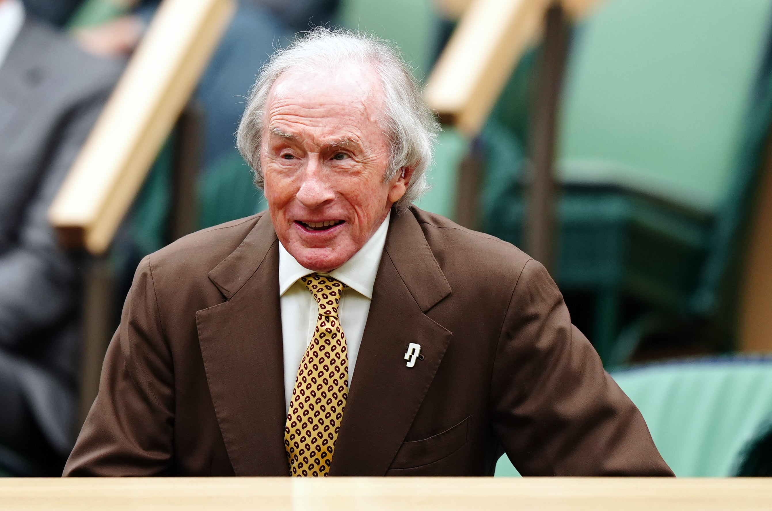 Sir Jackie Stewart at Wimbledon 2024