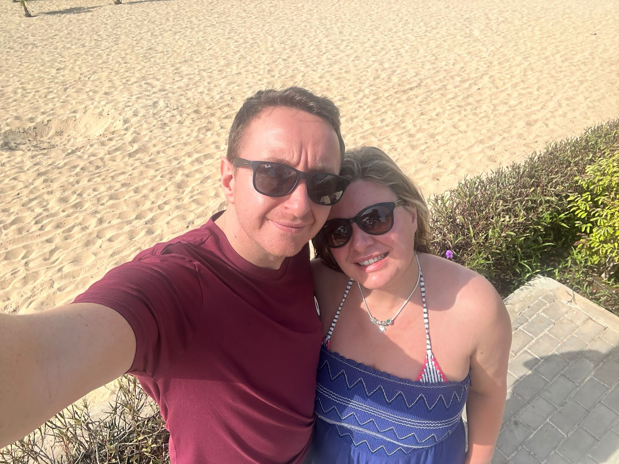 Lorraine Wilson and Mark Bonner in Cape Verde