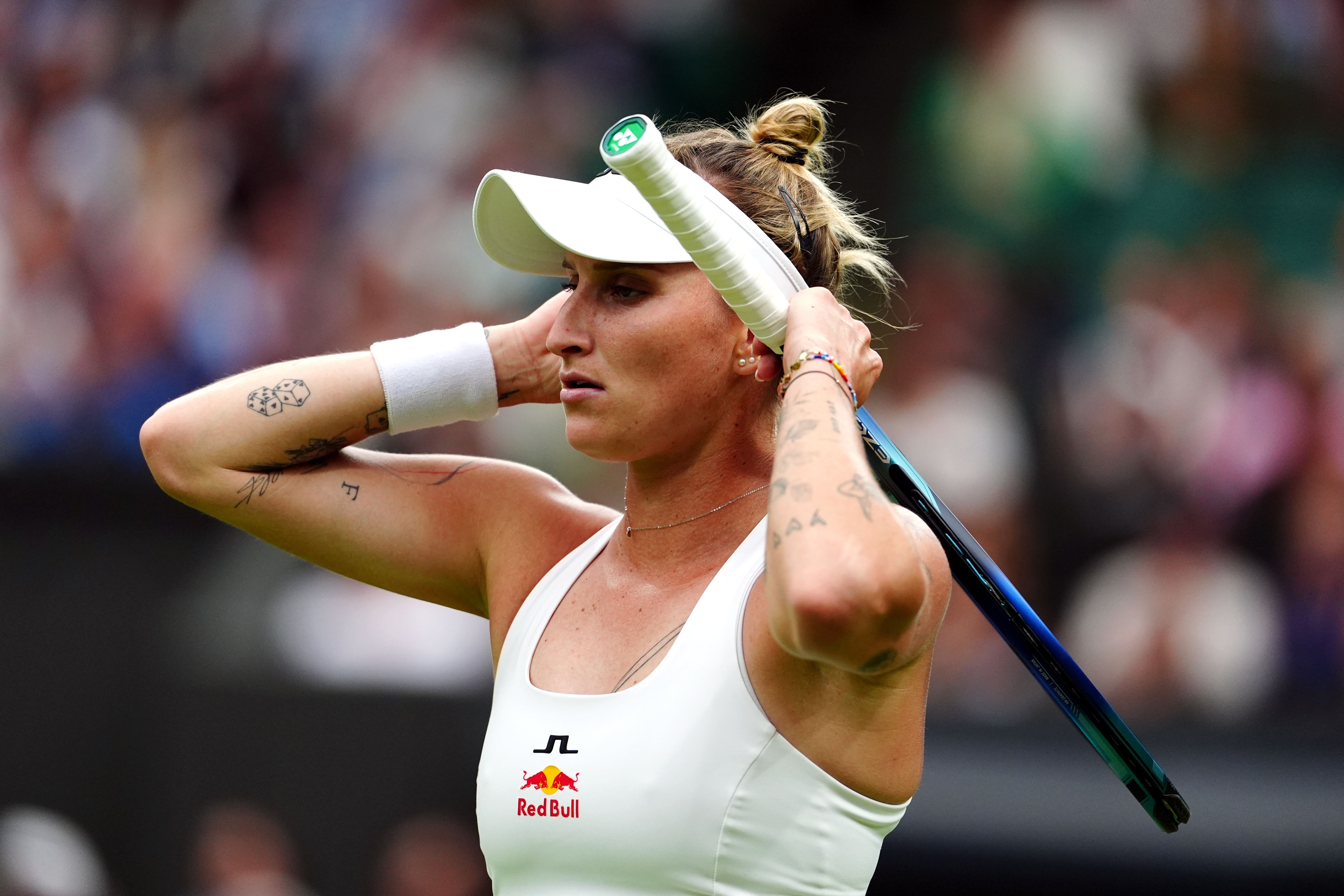 Marketa Vondrousova is out of Wimbledon (Mike Egerton/PA)