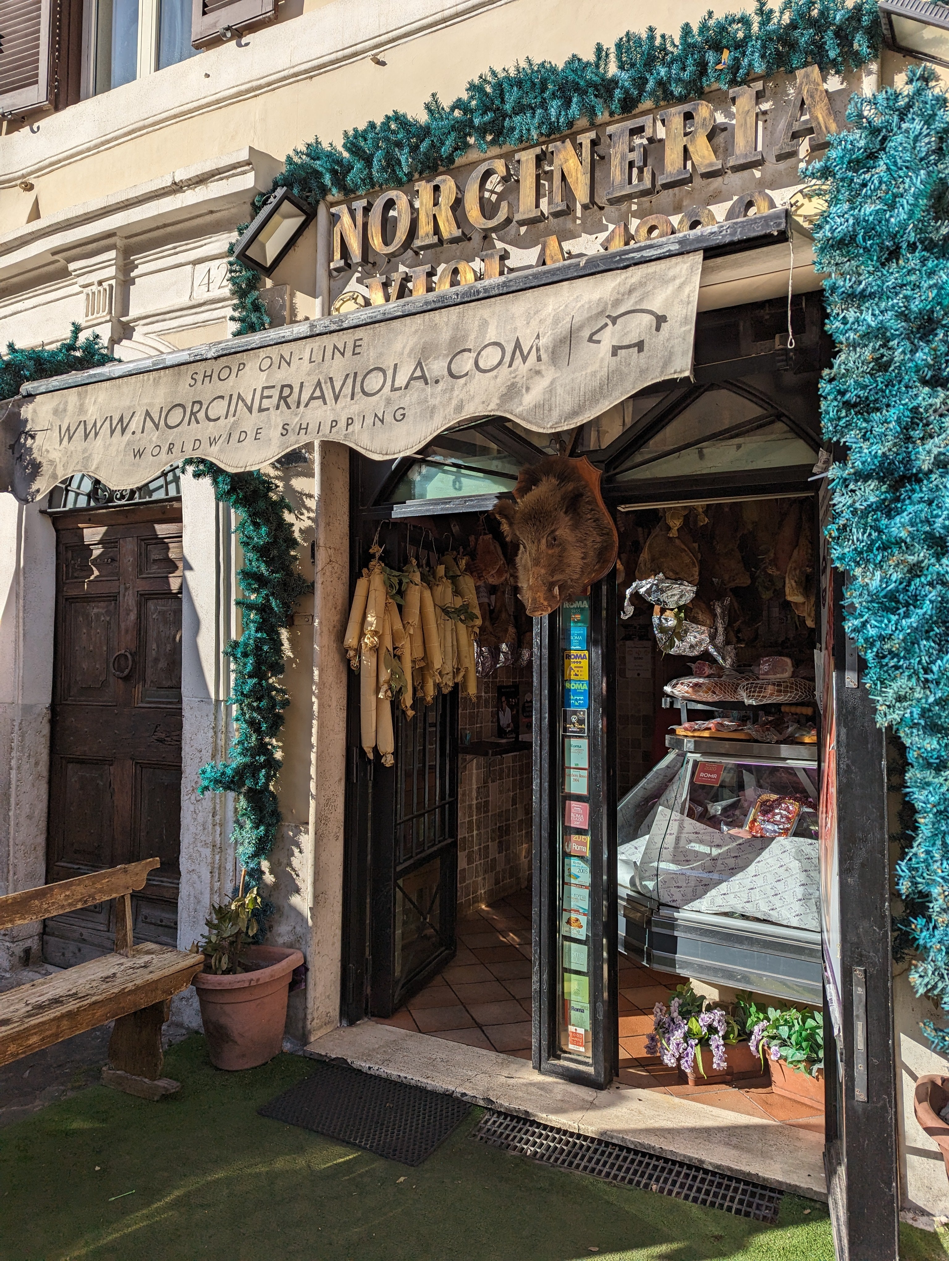 The deli just over the Tiber from Trastevere in Campo de’ Fiori