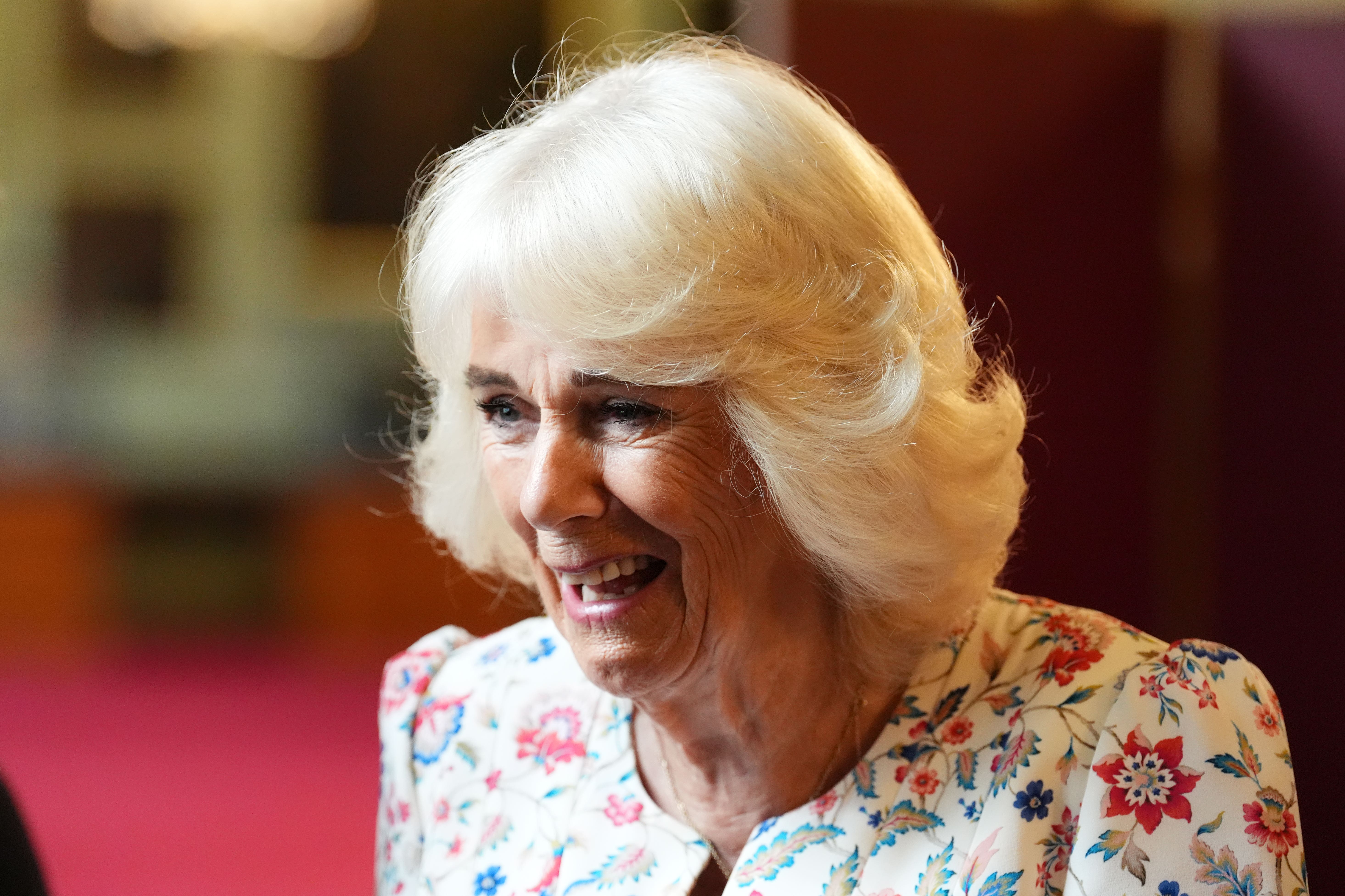 The Queen hosted the cream of Scottish literary life when she welcomed writers, publishers and booksellers to the Palace of Holyroodhouse in Edinburgh (Andrew Milligan/PA)