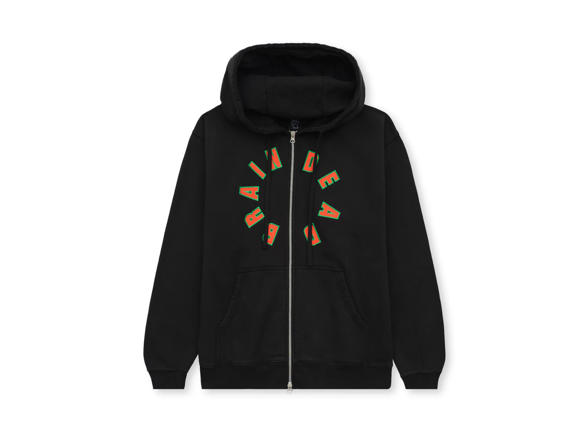 Brain Dead collegiate zip up hoodie