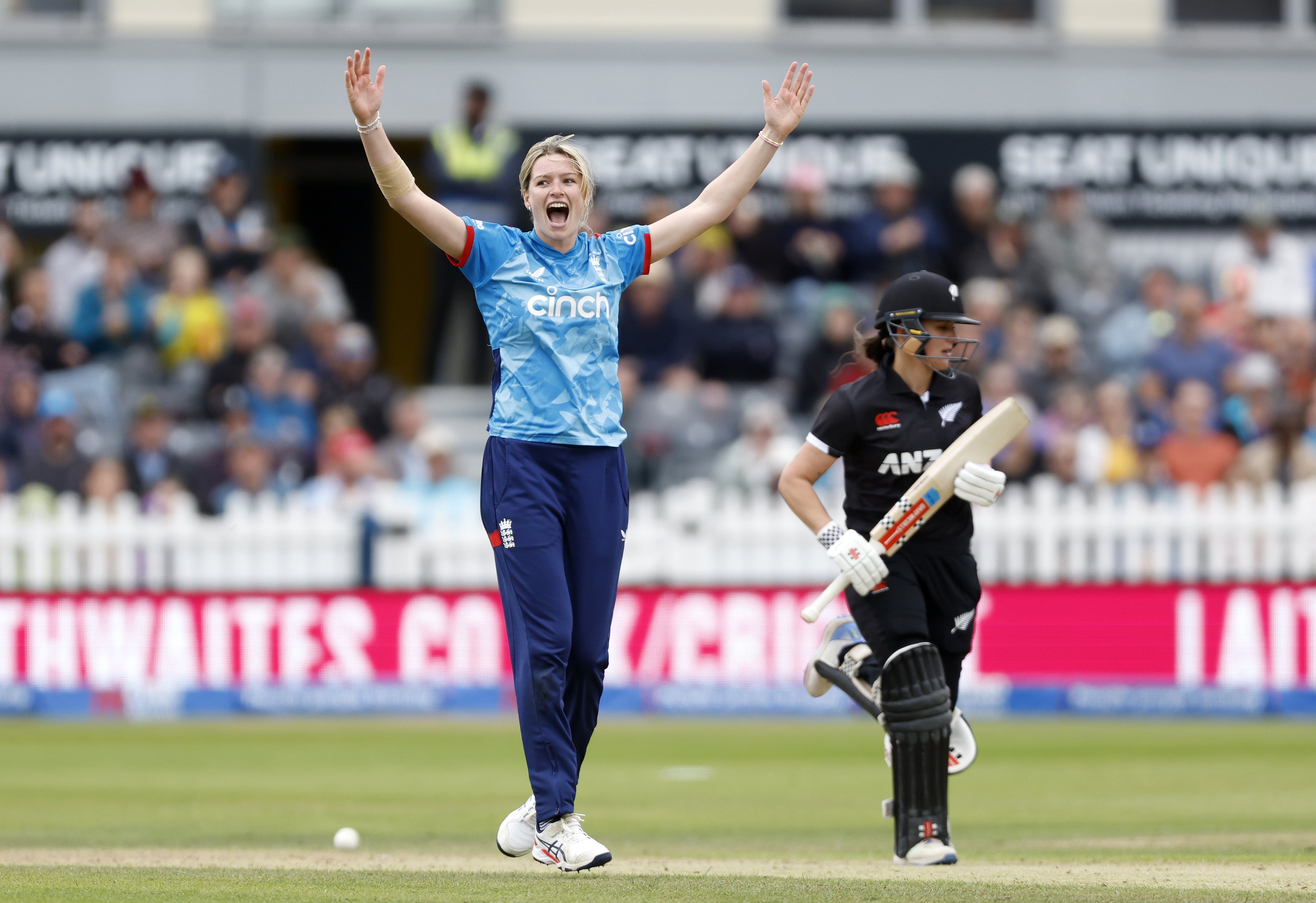 Lauren Bell starred with the ball (Nigel French/PA)