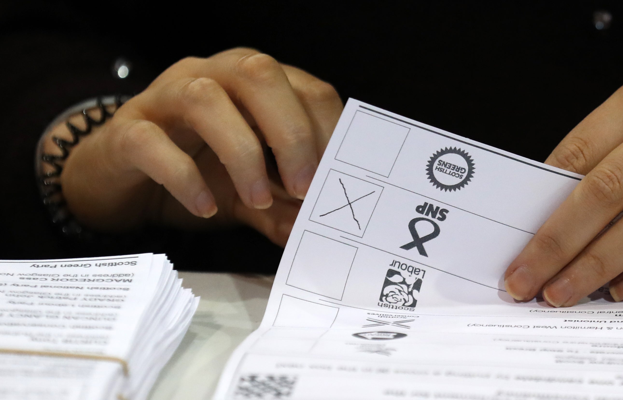 If you have made a mistake you can ask for a new ballot paper as long as you’ve not put it in the ballot box yet (Andrew Milligan/PA)