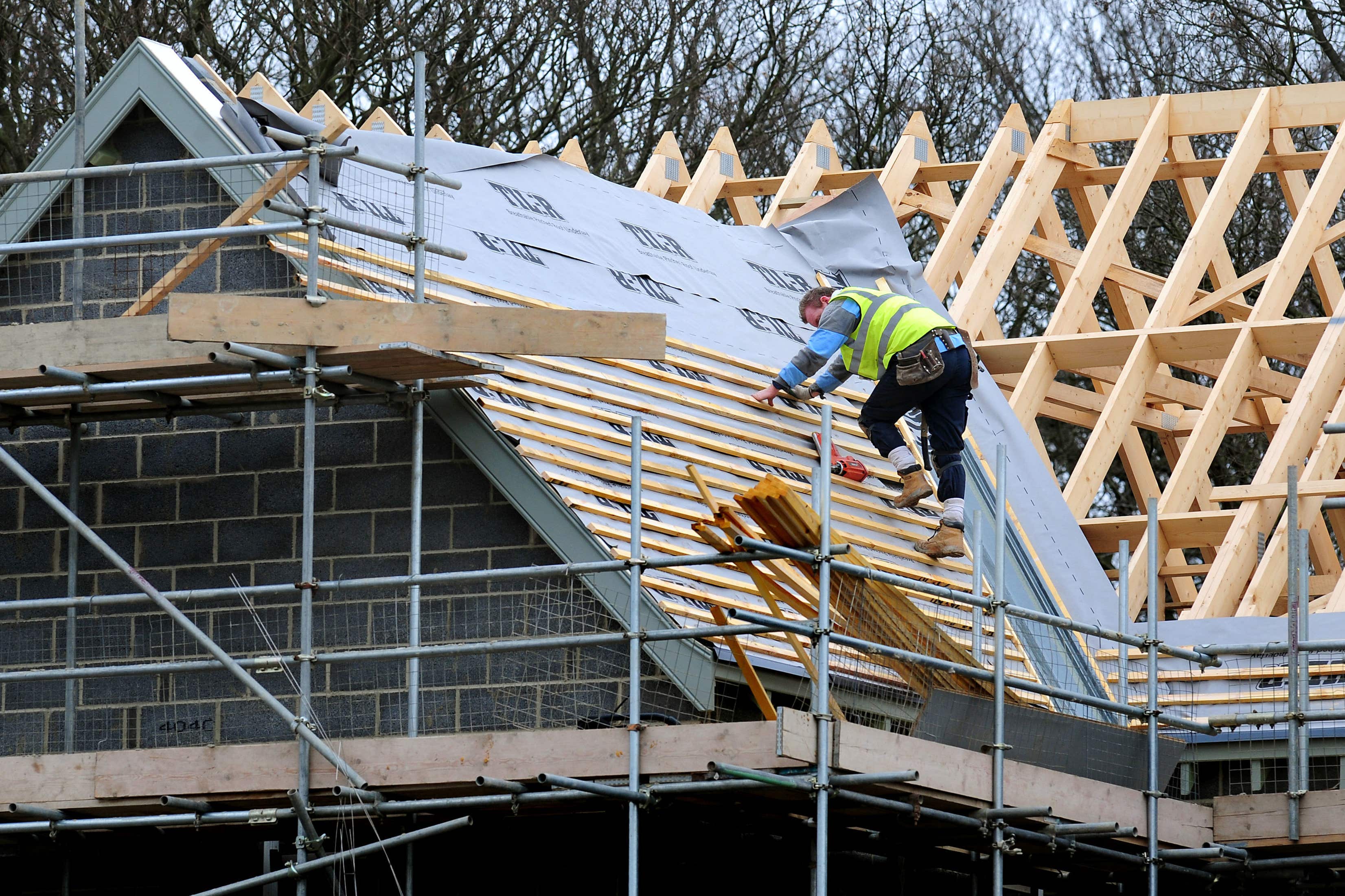 The construction sector saw growth slow in June due to a fall in housing activity (Rui Vieira/PA)