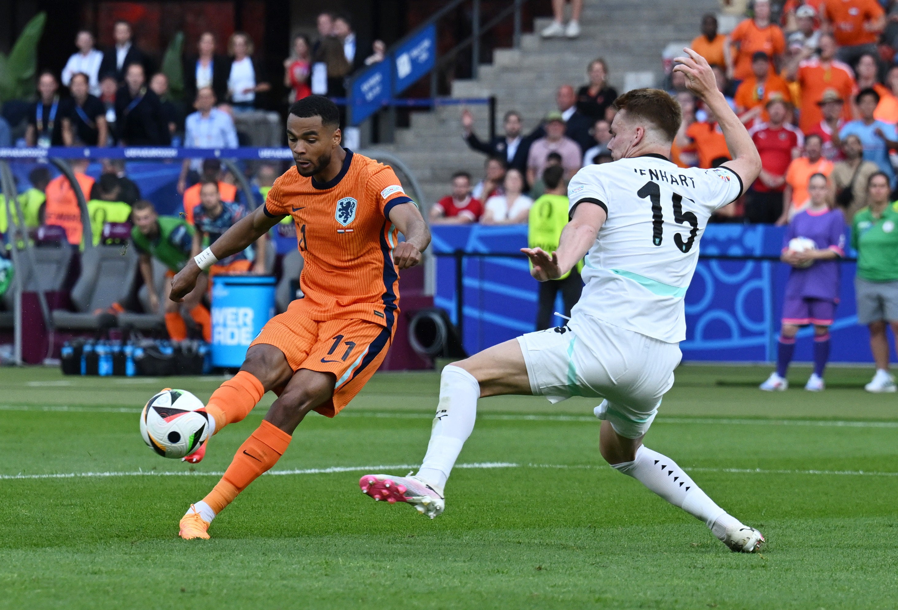 Cody Gakpo’s three goals for the Netherlands has helped them reach the Euro 2024 quarter-finals.